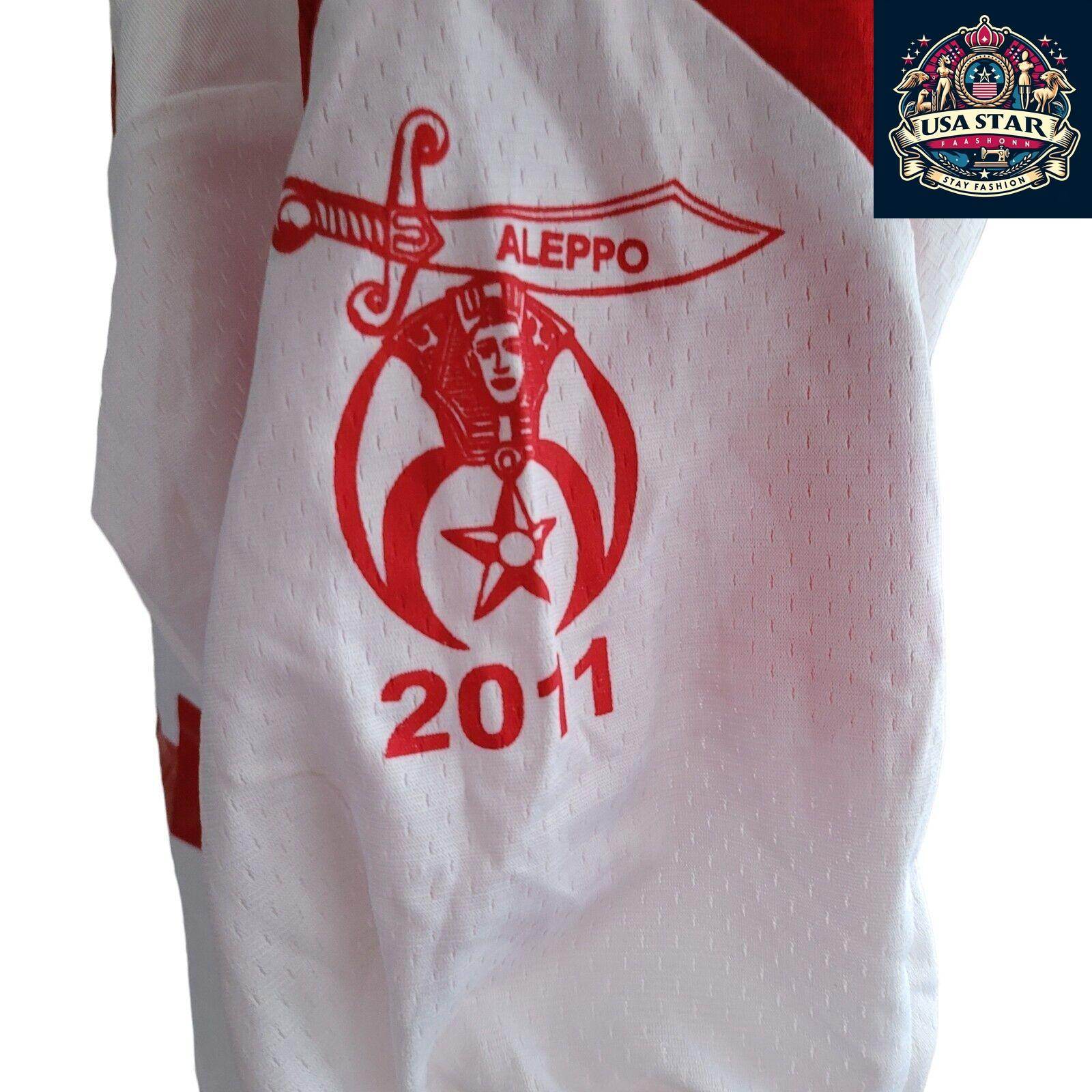 2011 Aleppo New Balance Shriners South Football All Stars Jersey 12 XL Cotton Blend - USASTARFASHION