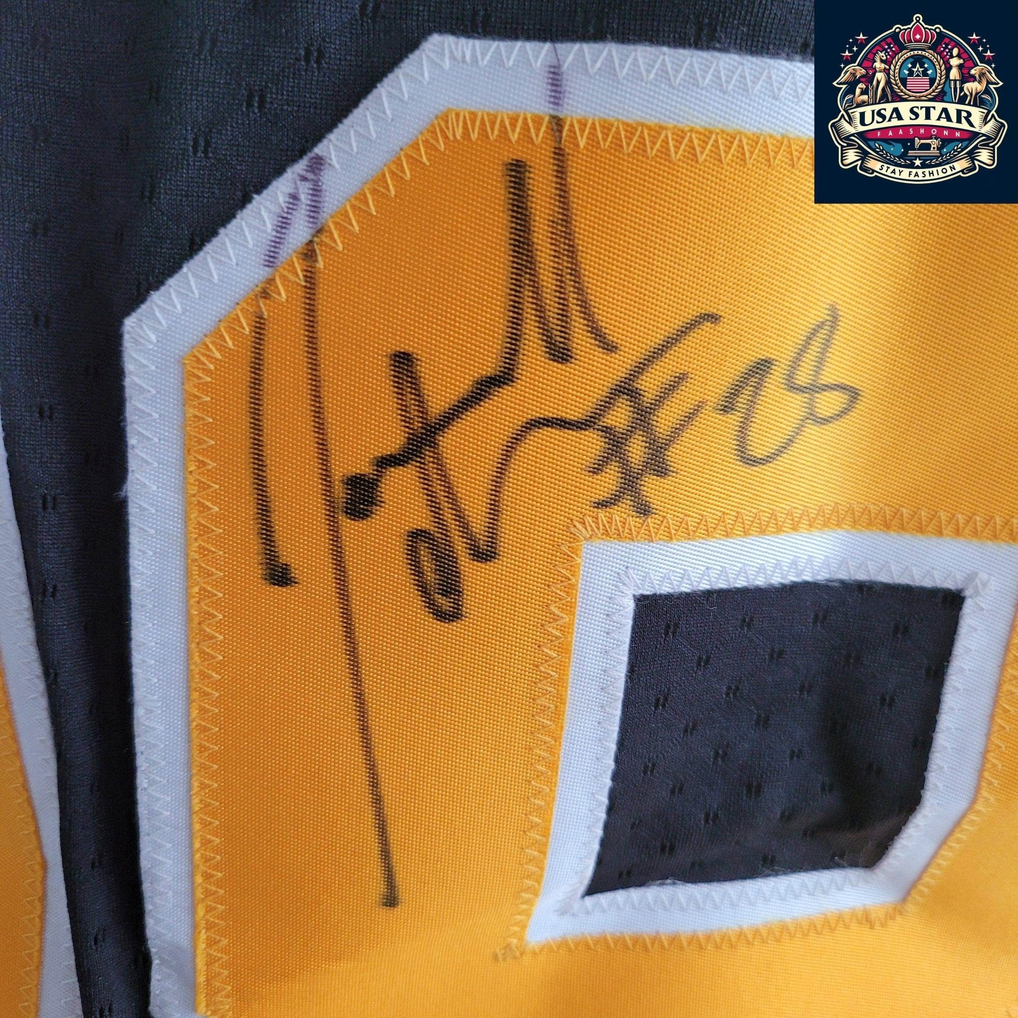 Limited Edition Hamilton Tiger - Cats Jersey Signed By J. Johnson - Authentic CFL Collectible - USASTARFASHION