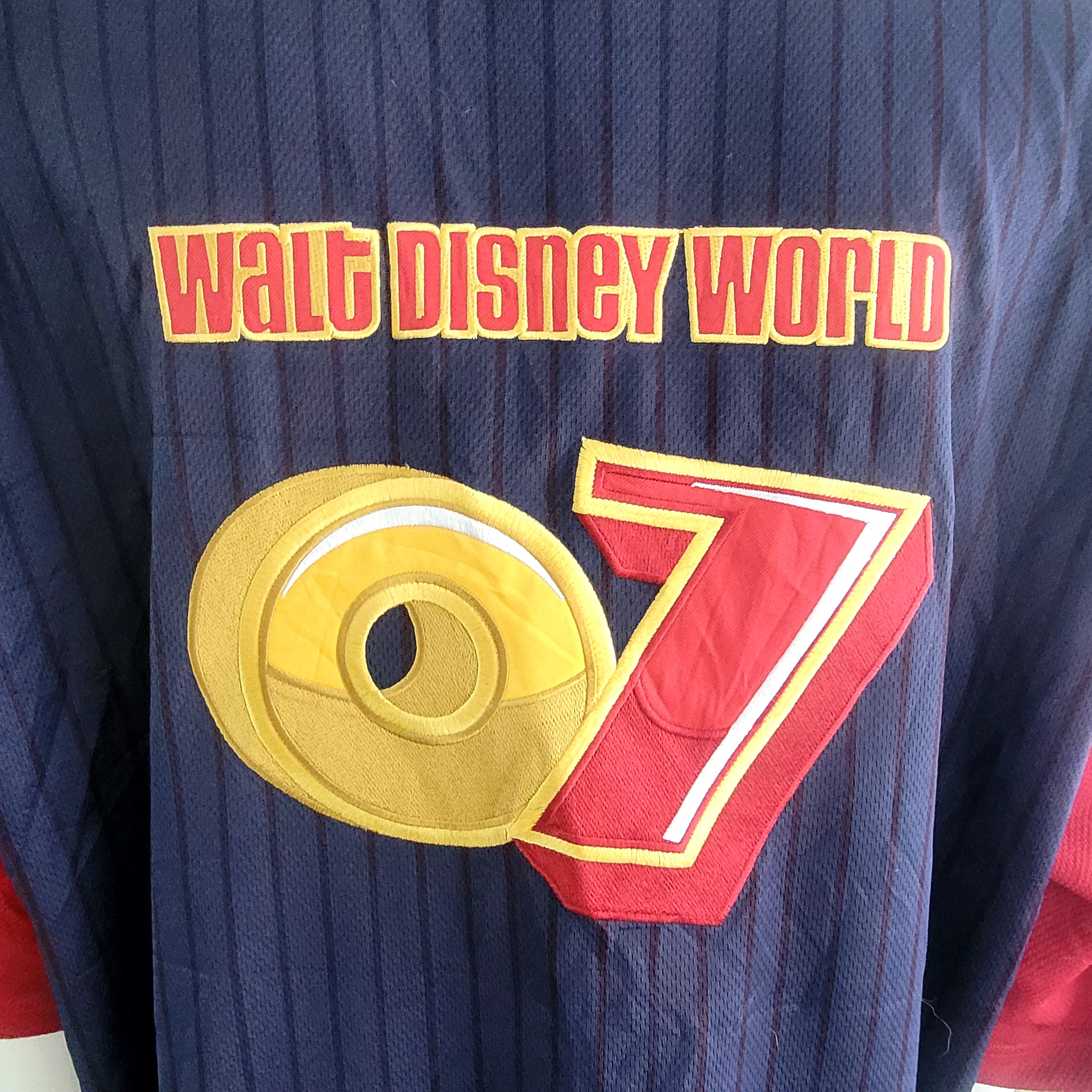 Disney 2007 Men's XXL Baseball Jersey | Authentic Disney Parks Collector's Item - USASTARFASHION