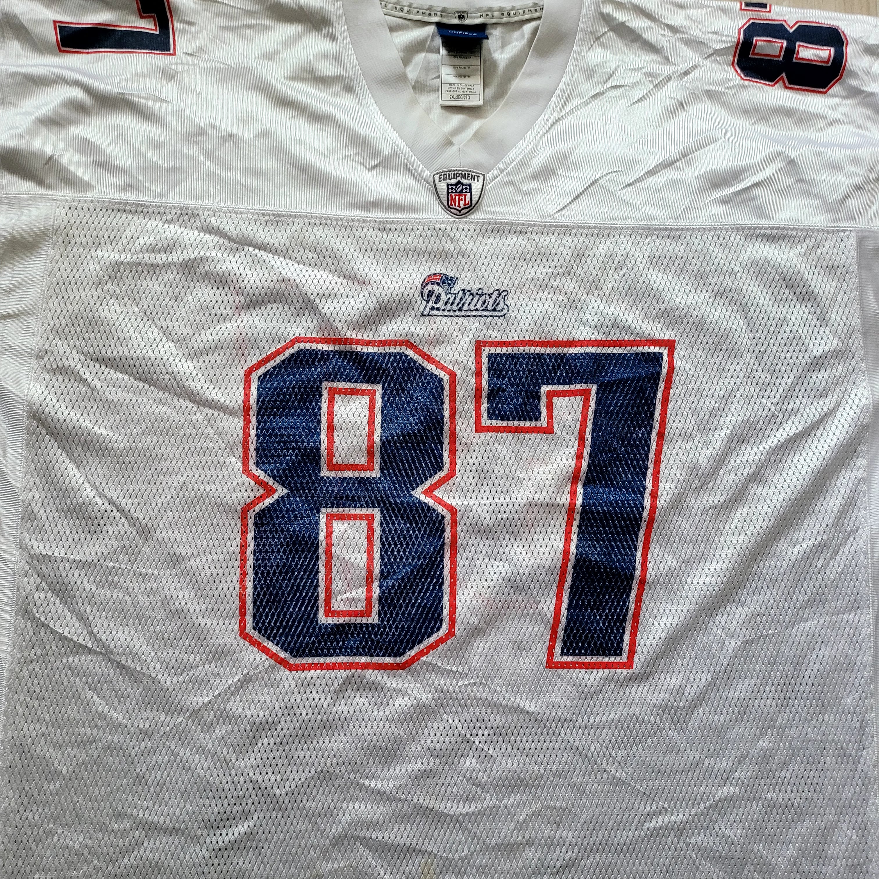 Reebok Rob Gronkowski #87 New England Patriots Jersey - Size 2XL - USASTARFASHION