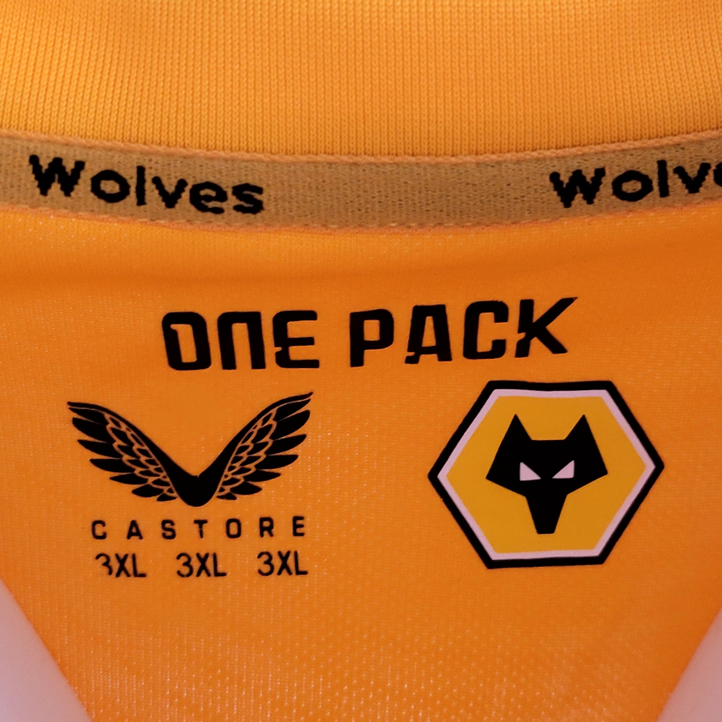 Castore Wolverhampton Wanderers 2021/22 Home Jersey – 3XL - USASTARFASHION