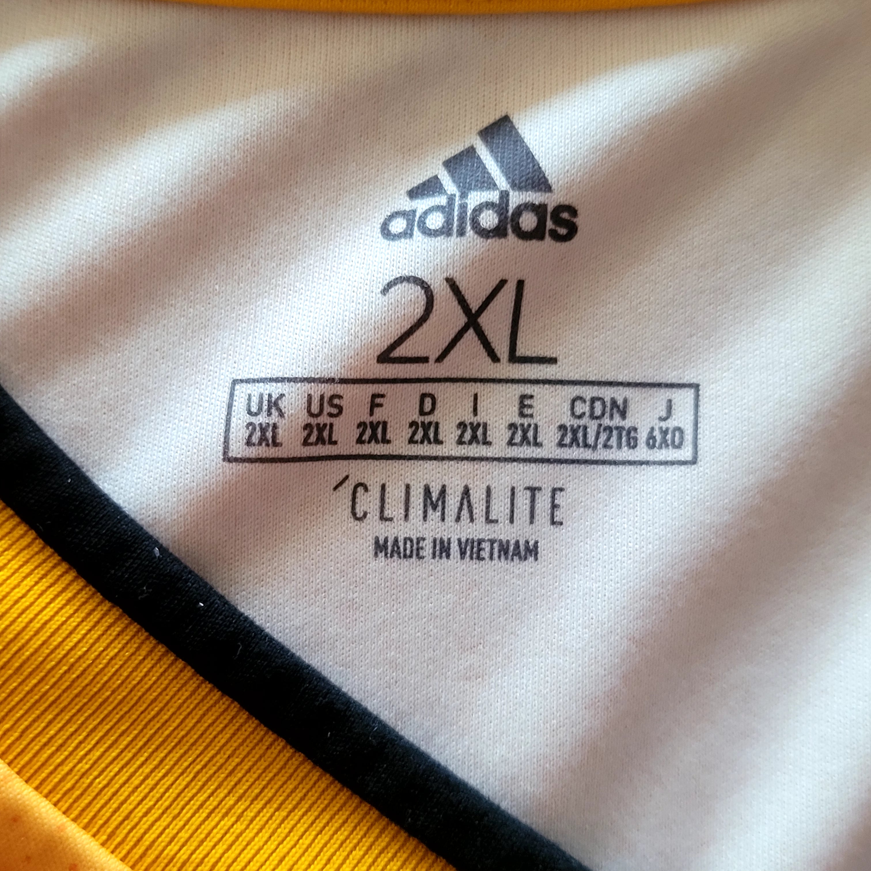 Wolverhampton Wanderers Adidas 2019/20 Home Shirt - Size 2XL - USASTARFASHION