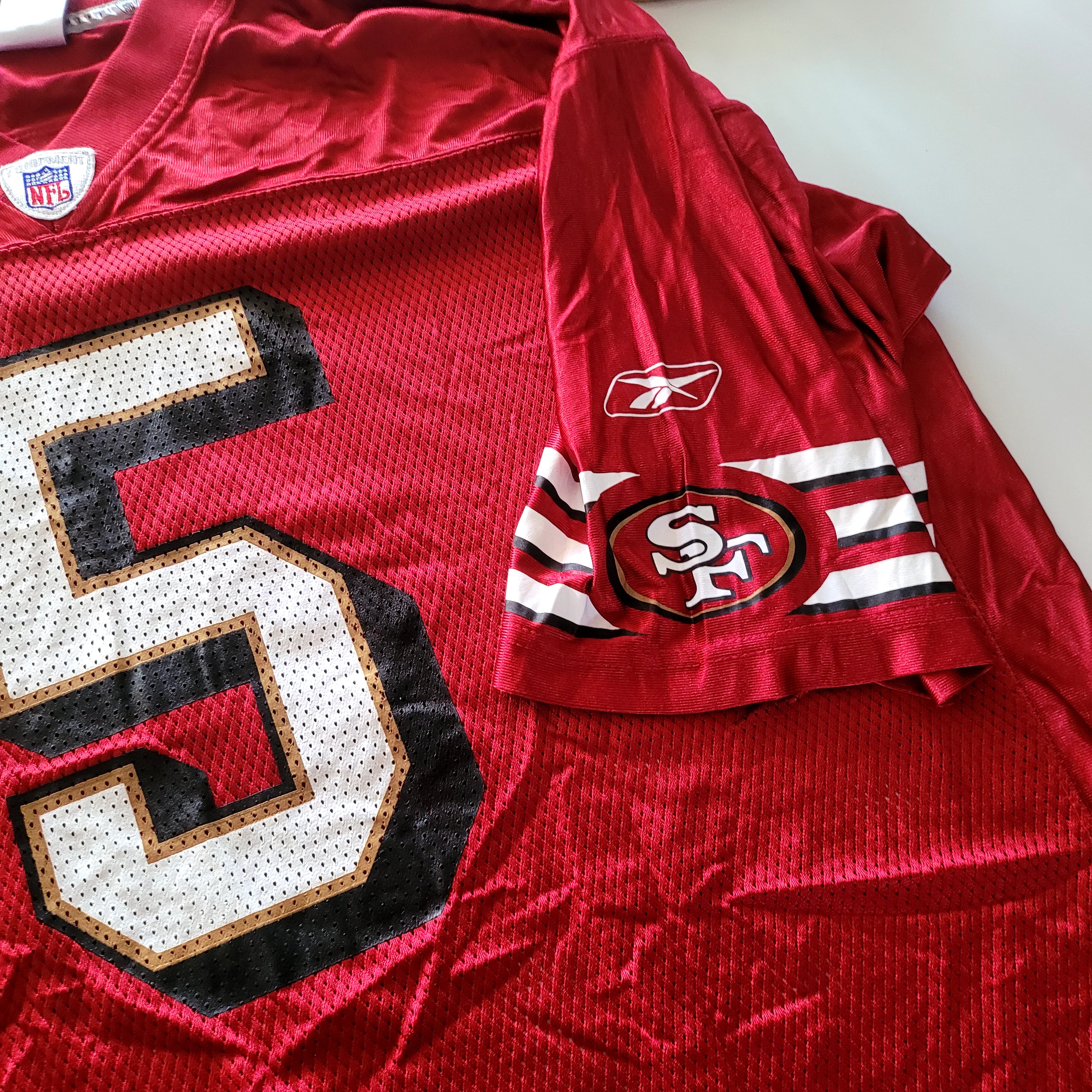 Reebok San Francisco 49ers Jeff Garcia #5 Jersey - Size XL - USASTARFASHION