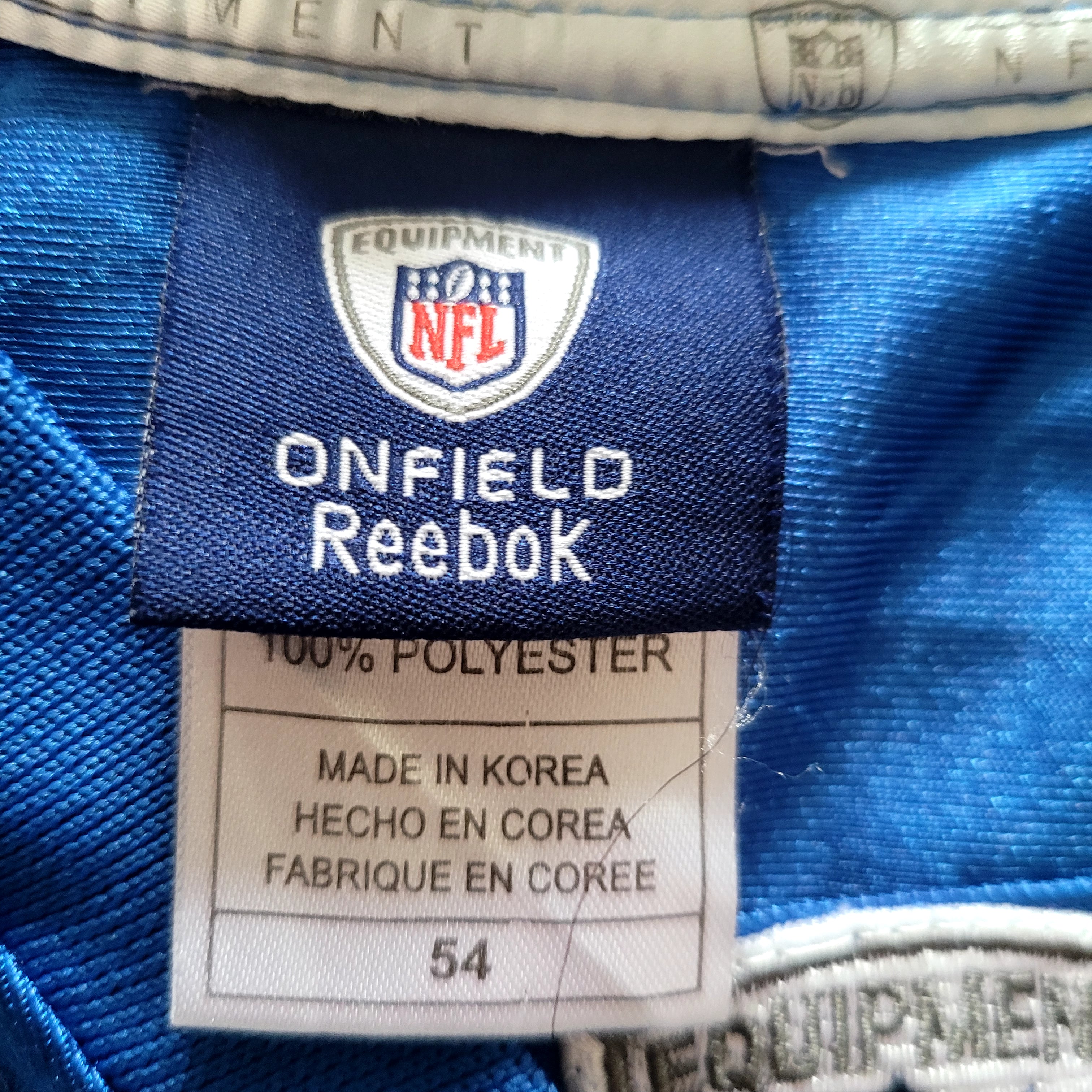 Reebok NFL Equipment Justin Tuck New York Giants Jersey – Size 54 - USASTARFASHION