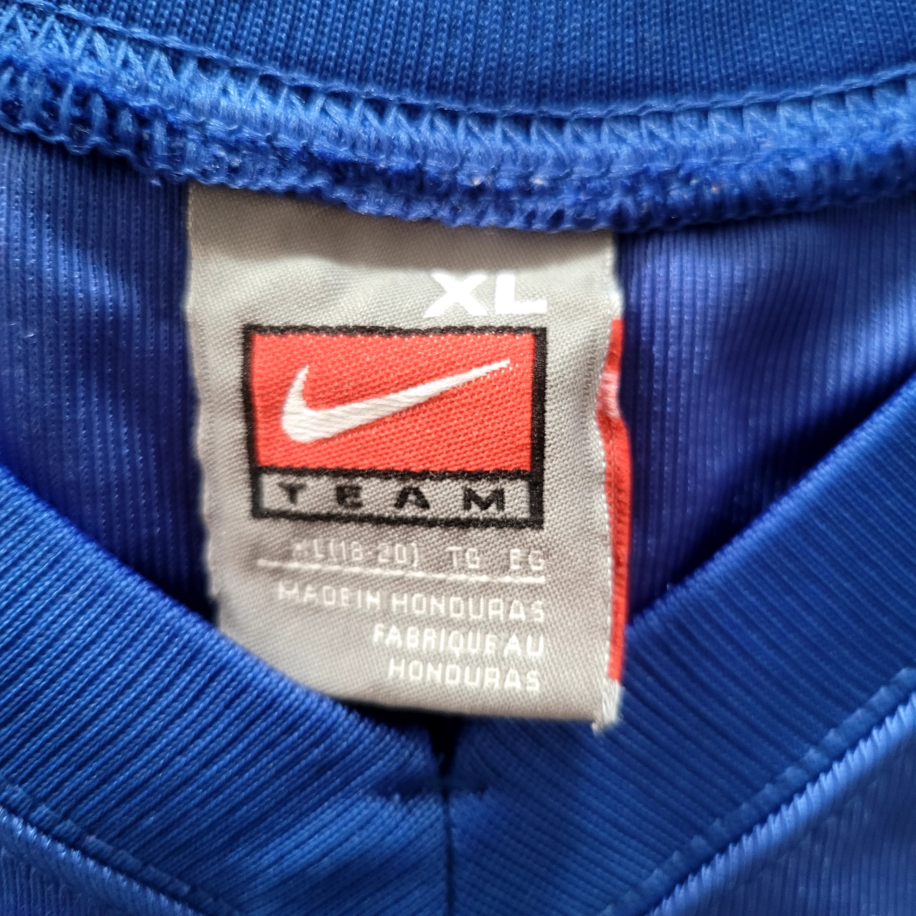 Nike Amherst #19 Football Jersey – Blue & White – Size XL - USASTARFASHION