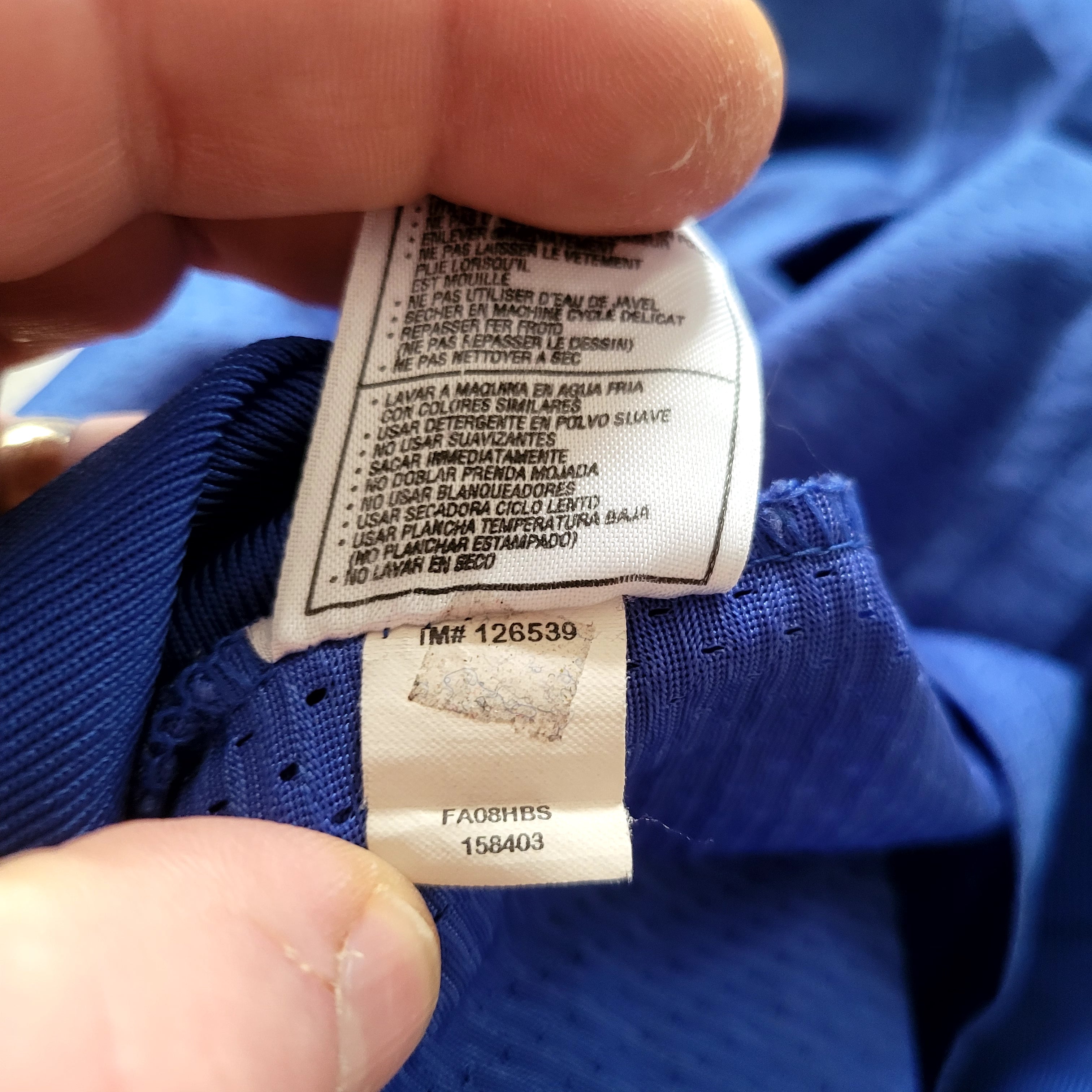 Nike Amherst #19 Football Jersey – Blue & White – Size XL - USASTARFASHION