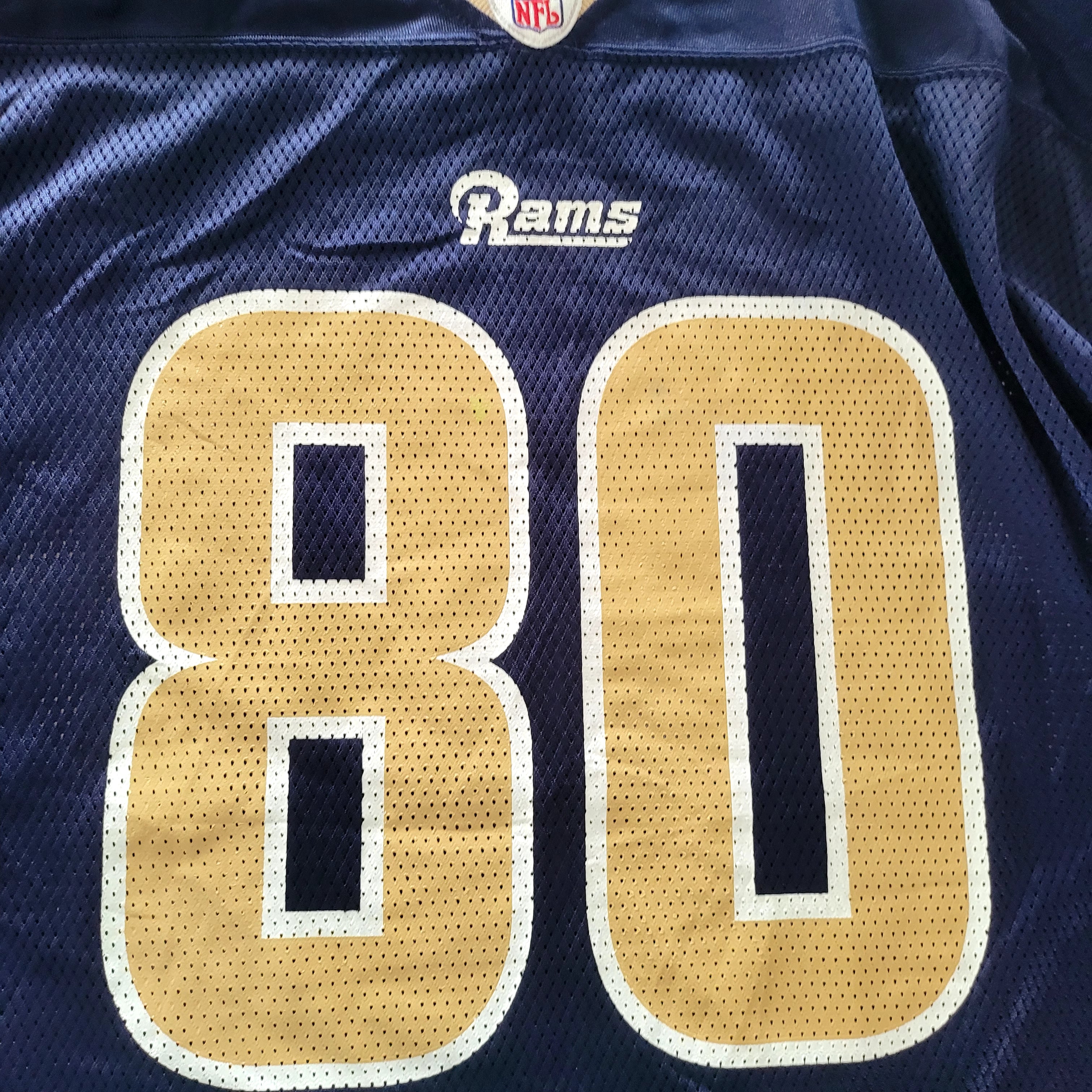 Reebok St. Louis Rams #80 Isaac Bruce Jersey – NFL Vintage XL - USASTARFASHION