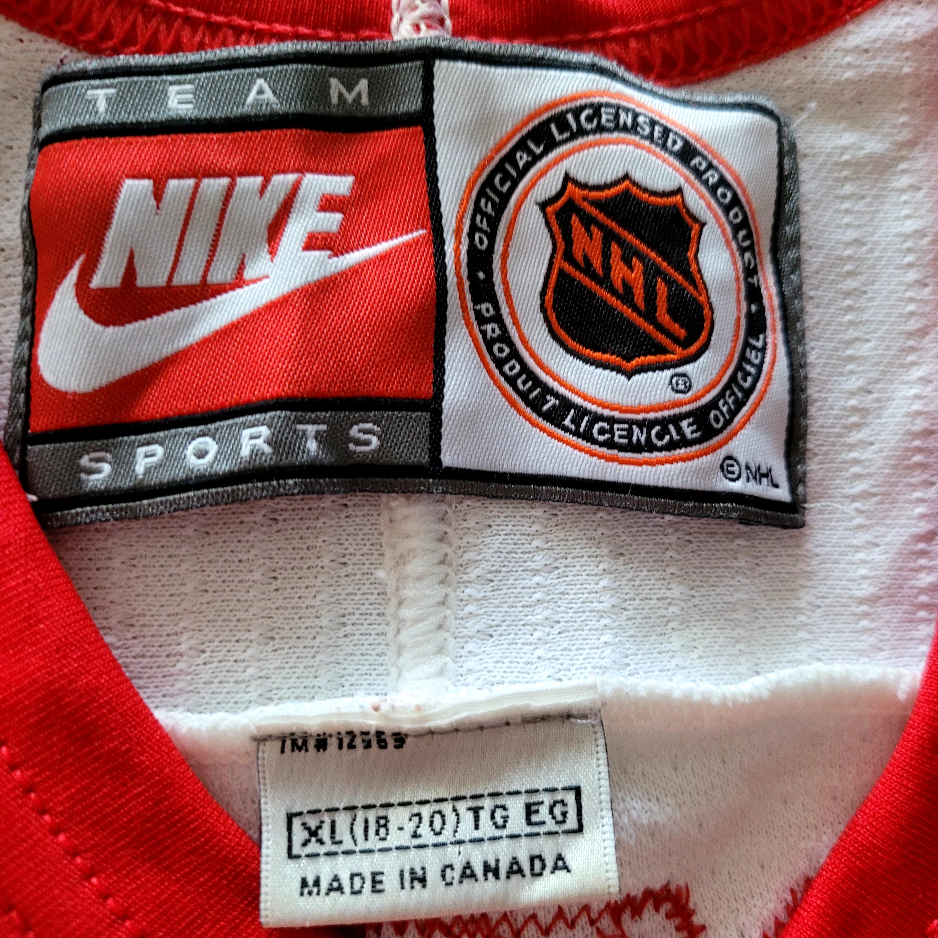 Vintage Nike Detroit Red Wings Martin Lapointe #20 Youth XL (18-20) Jersey – NHL - USASTARFASHION