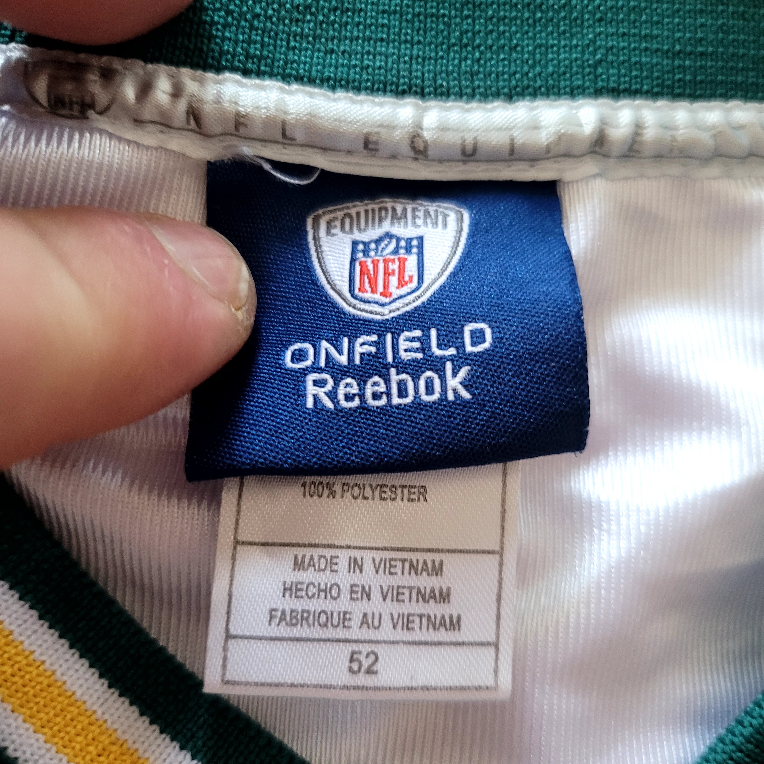 Vintage Green Bay Packers Charles Woodson #21 Jersey - Reebok NFL Siz 52 - USASTARFASHION