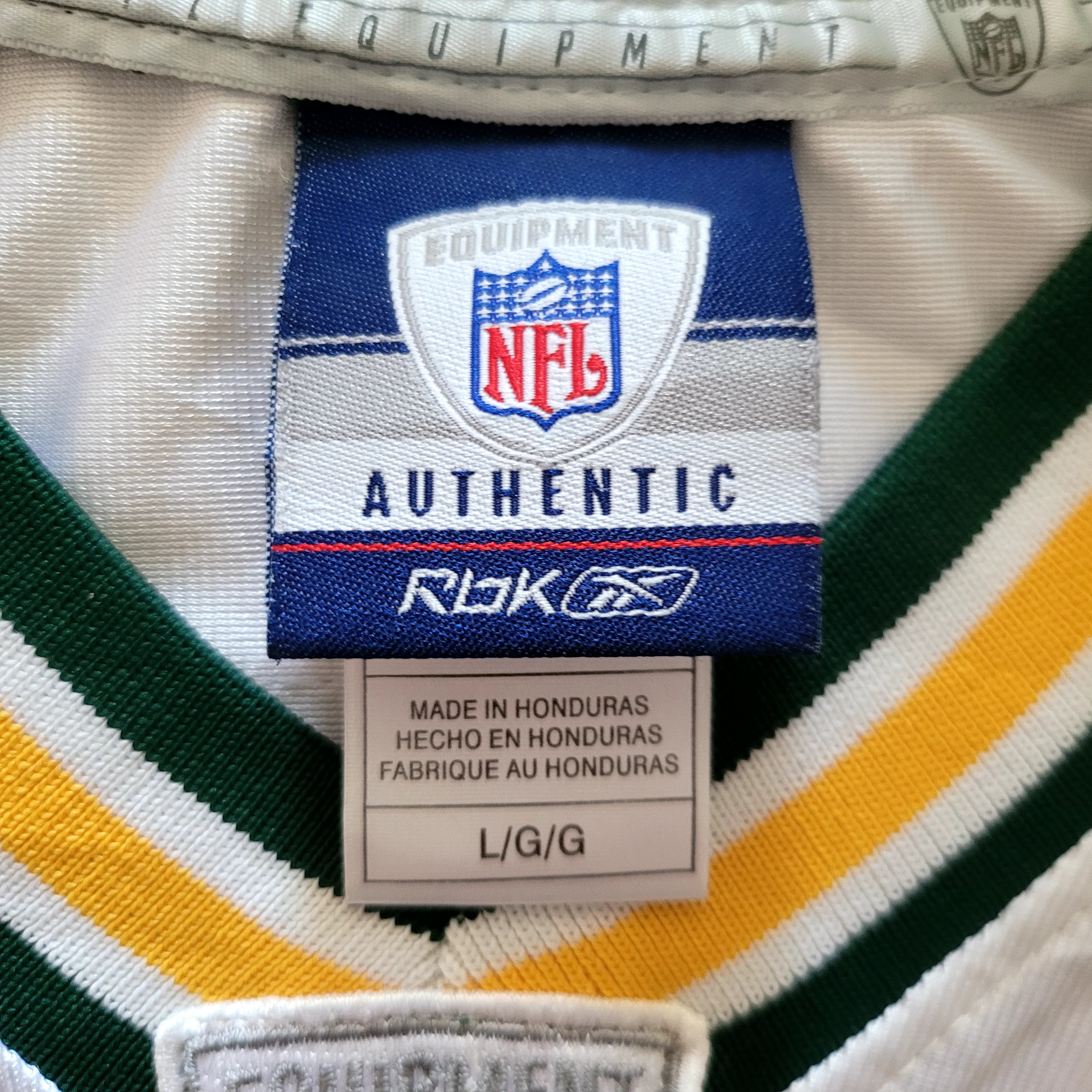 Vintage Reebok Green Bay Packers Donald Driver #80 Jersey - L - USASTARFASHION