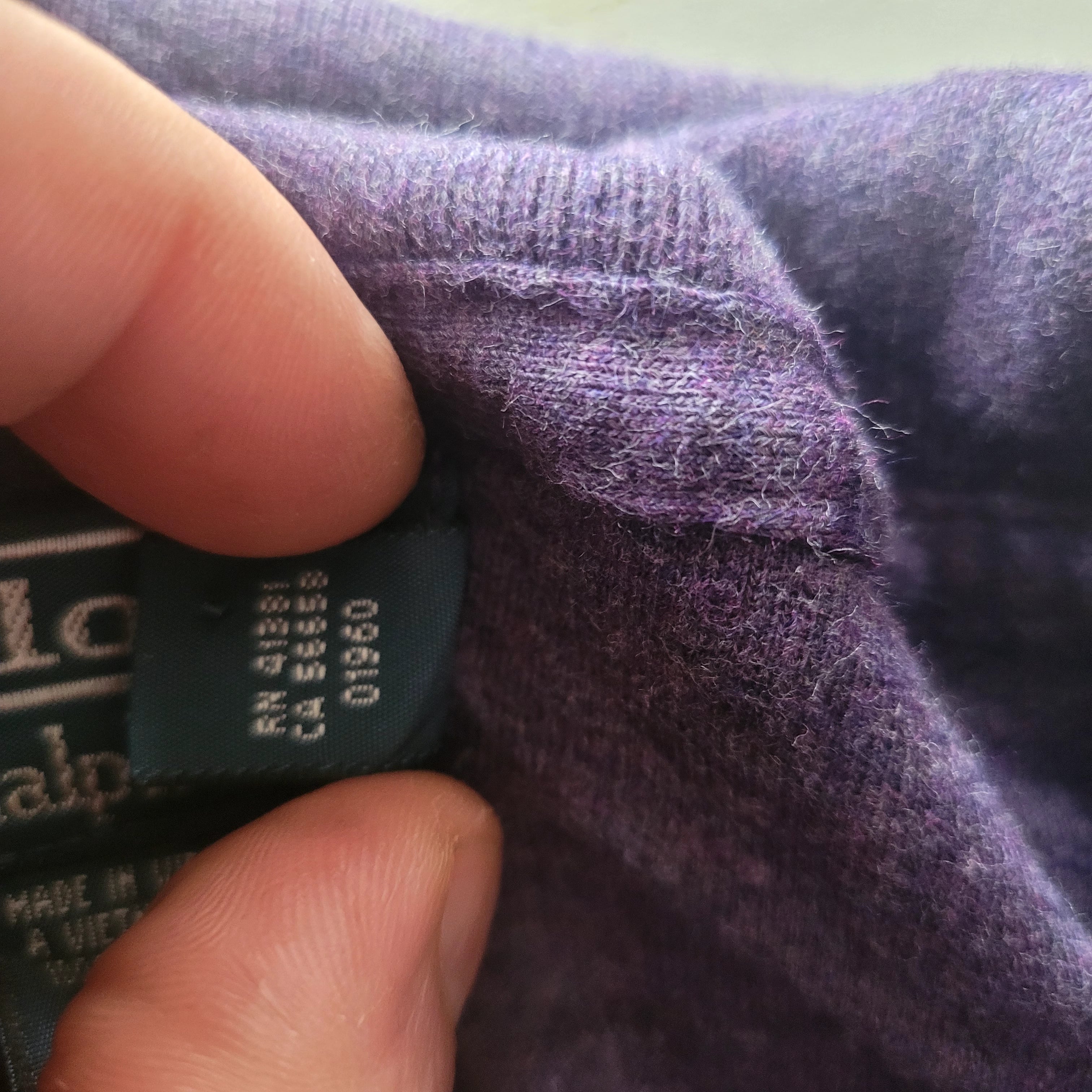 Polo Ralph Lauren Shawl Sweatshirt – Purple, Size XL - USASTARFASHION