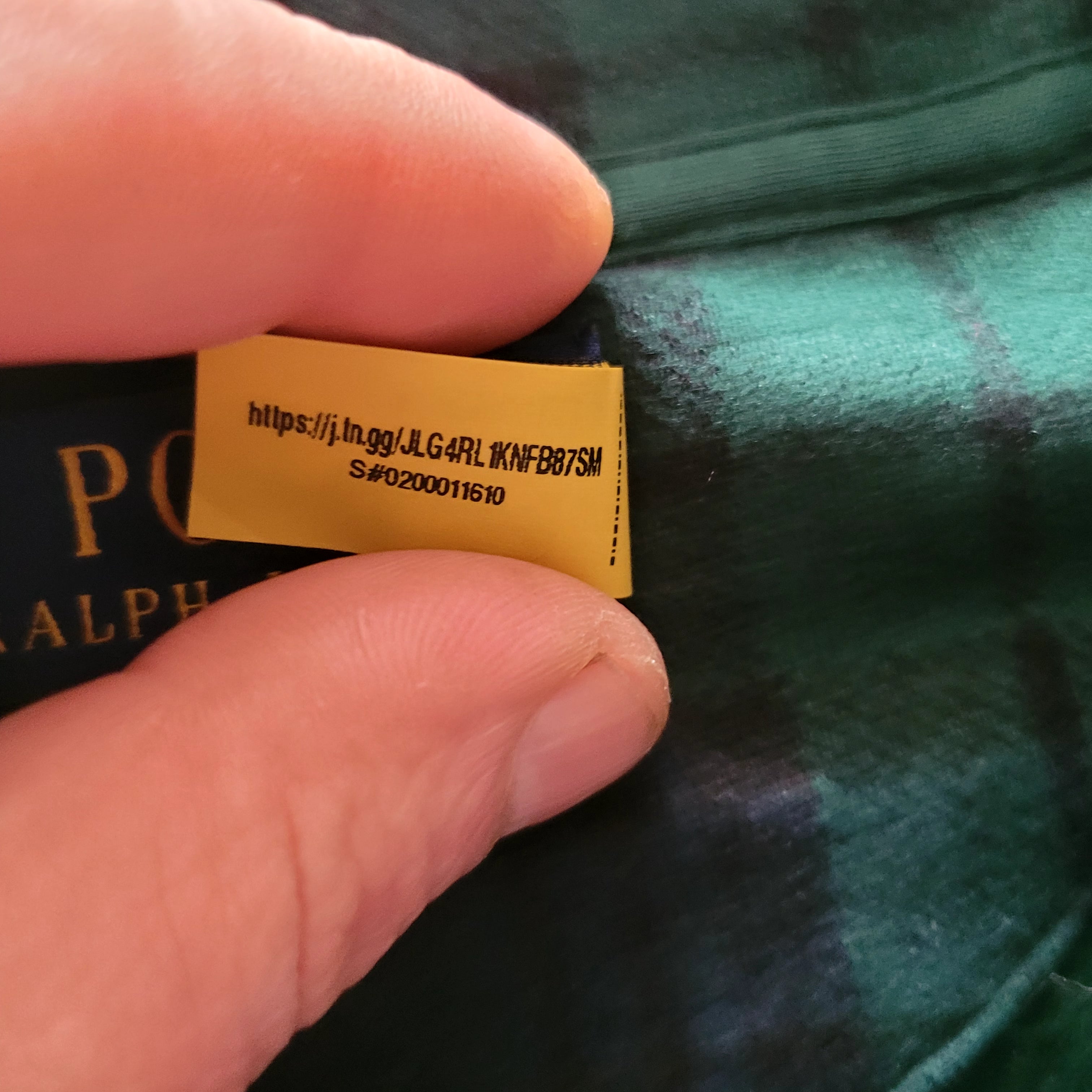 Vintage Polo Ralph Lauren Shawl Sweatshirt – Tartan Green M - USASTARFASHION