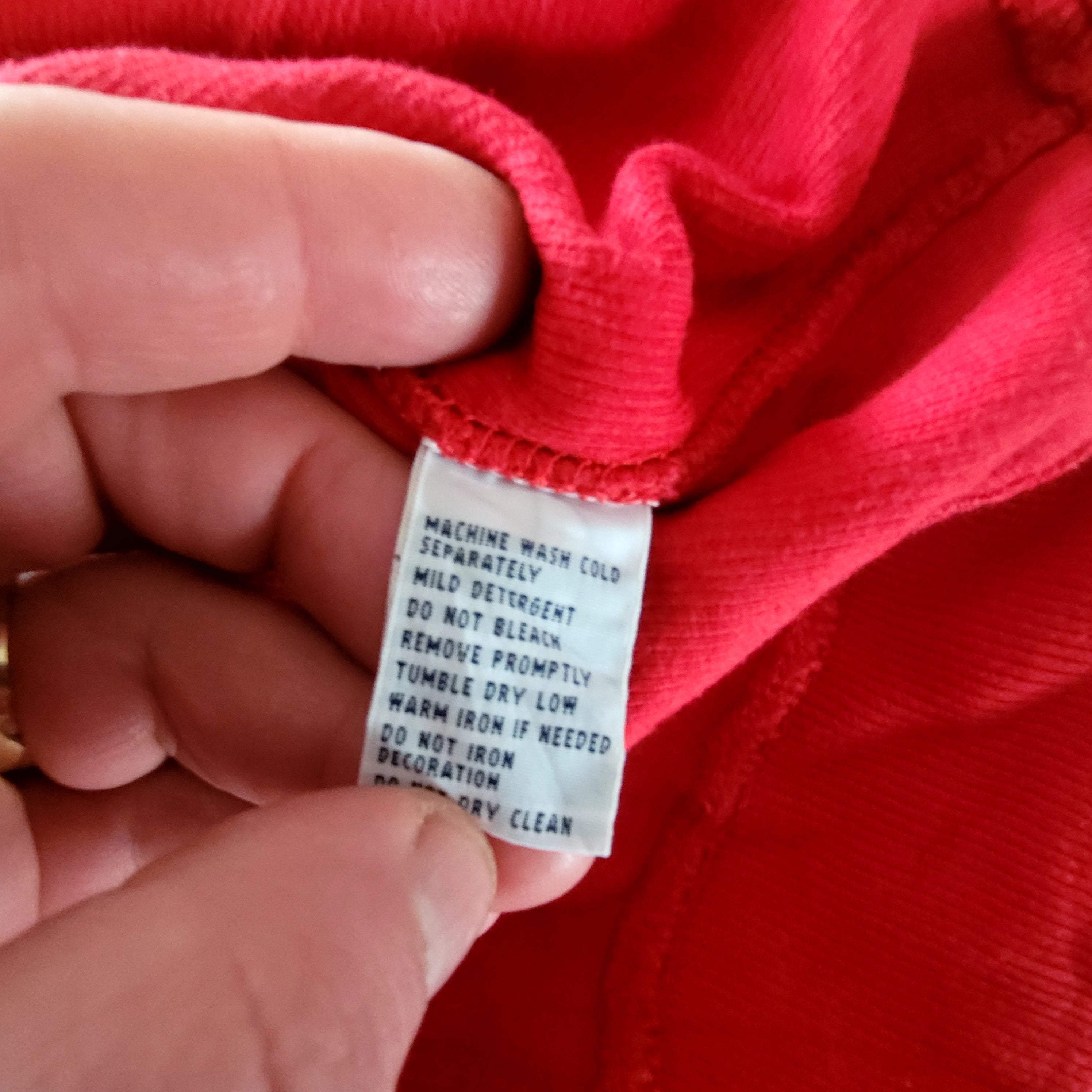 Vintage Polo Ralph Lauren Shawl Sweatshirt – Red, Size L - USASTARFASHION