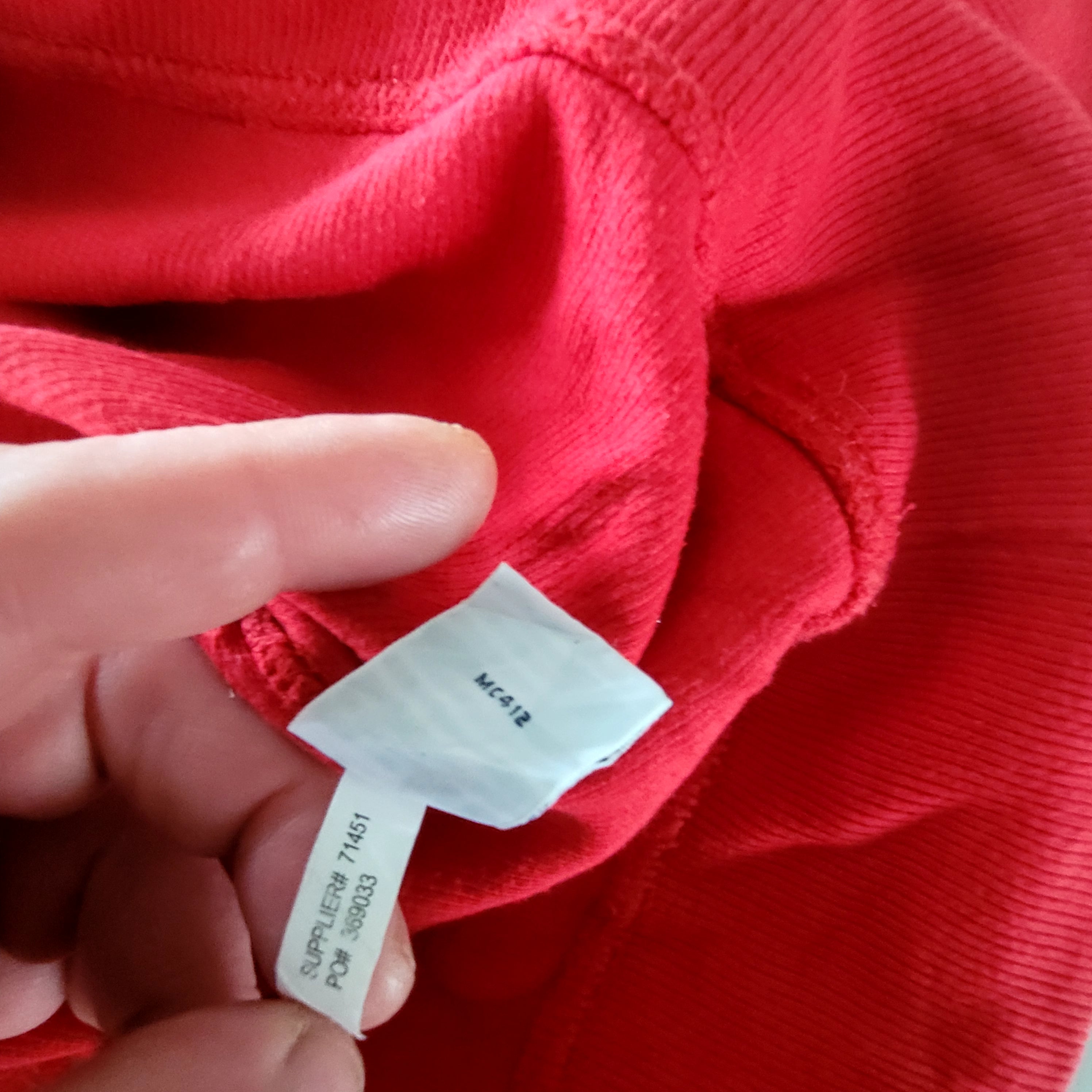 Vintage Polo Ralph Lauren Shawl Sweatshirt – Red, Size L - USASTARFASHION