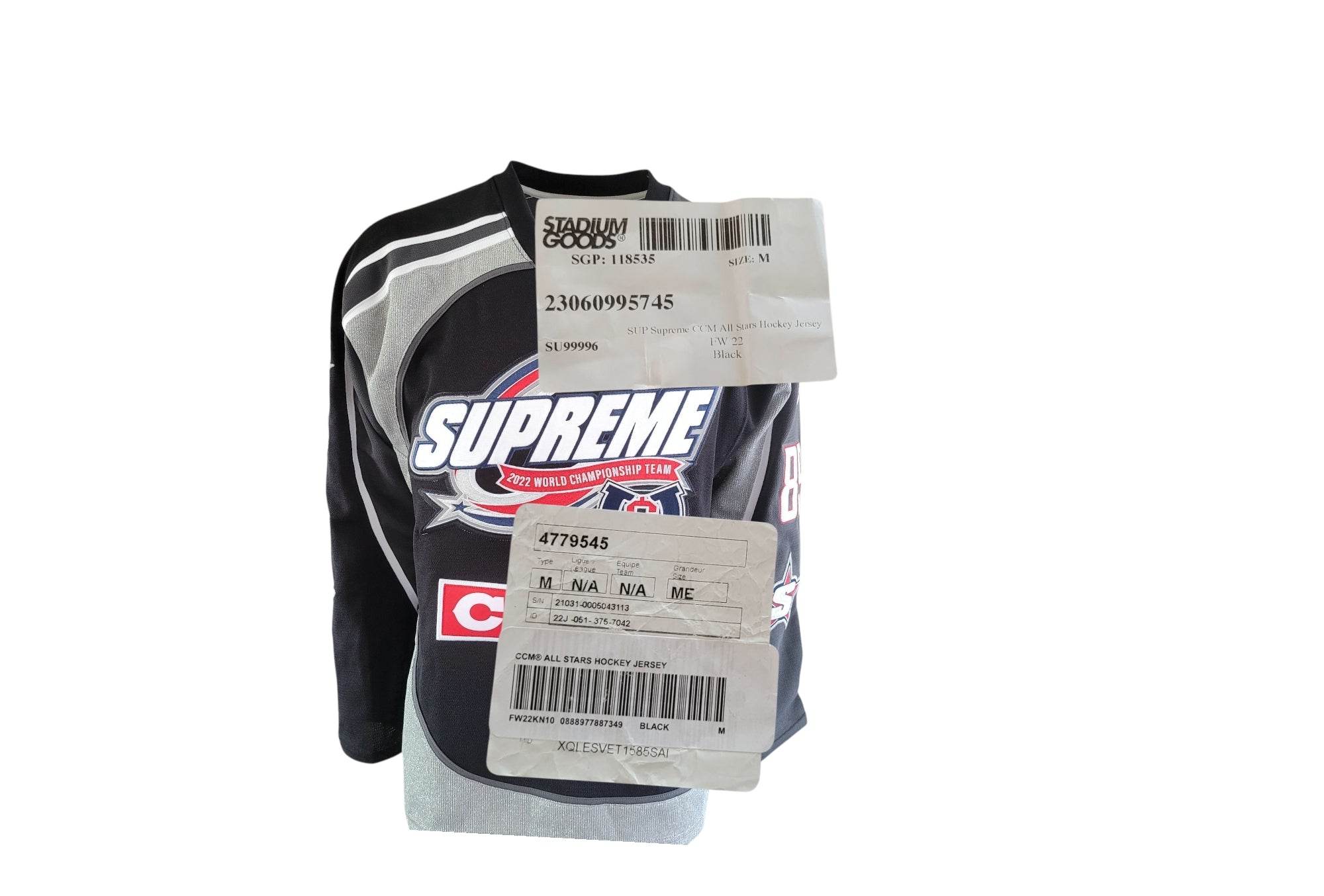 Supreme x CCM All Stars Hockey Jersey – Medium, Canada Made - USASTARFASHION