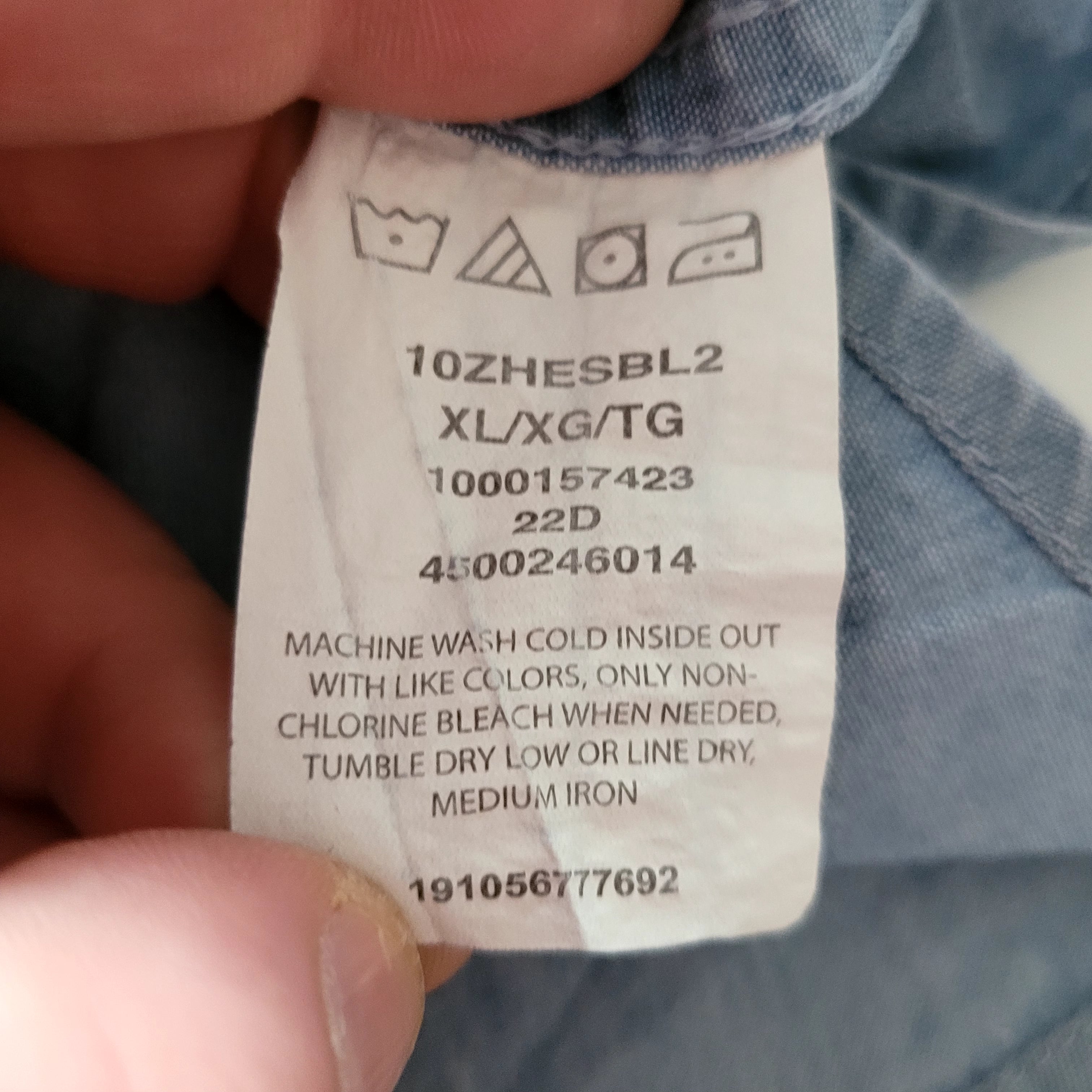 Vintage Wrangler Authentics Short Sleeve Denim Shirt – XL - USASTARFASHION