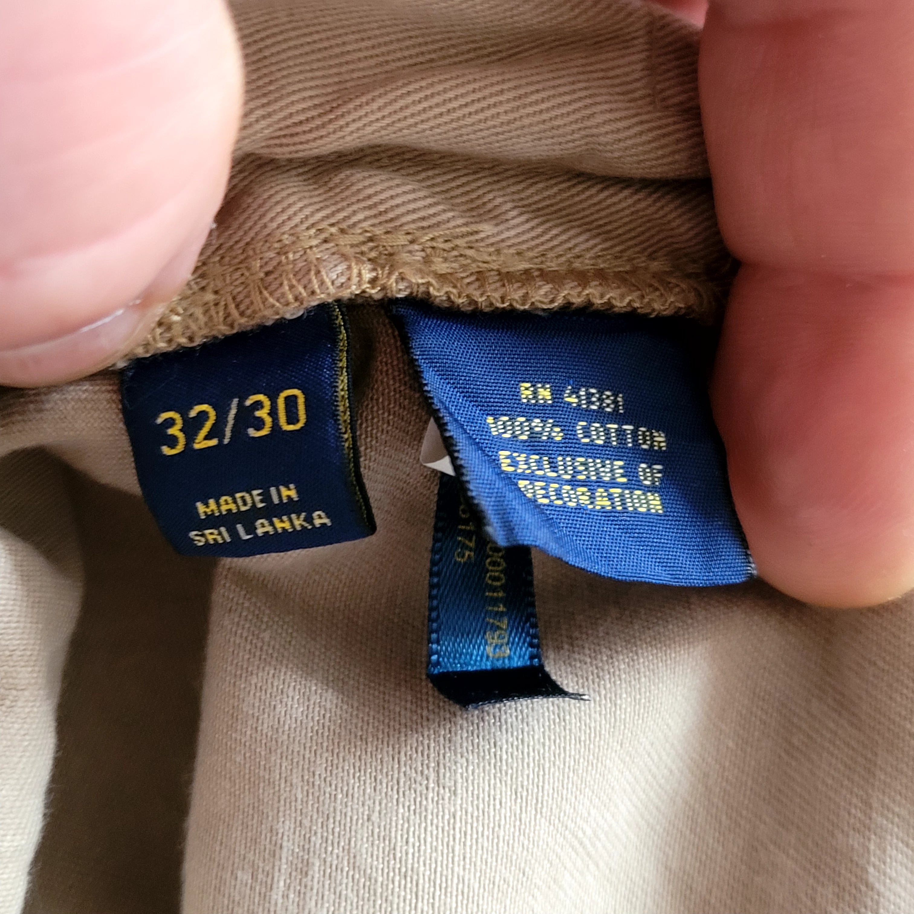 Vintage Polo Ralph Lauren Khaki Chino Pants – Size 32x30 - USASTARFASHION