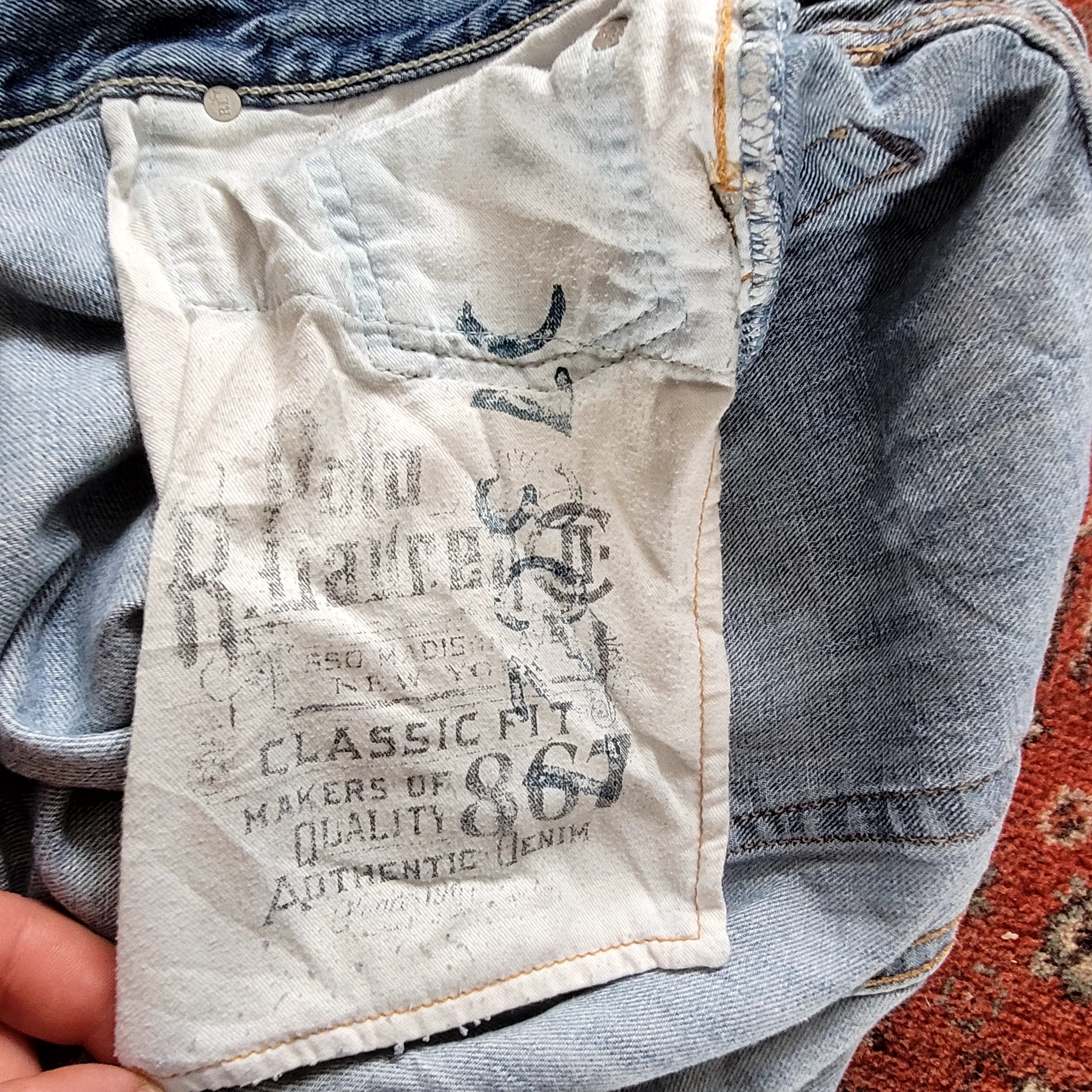 Polo Ralph Lauren Classic Fit Jeans – Size 38x30 - USASTARFASHION