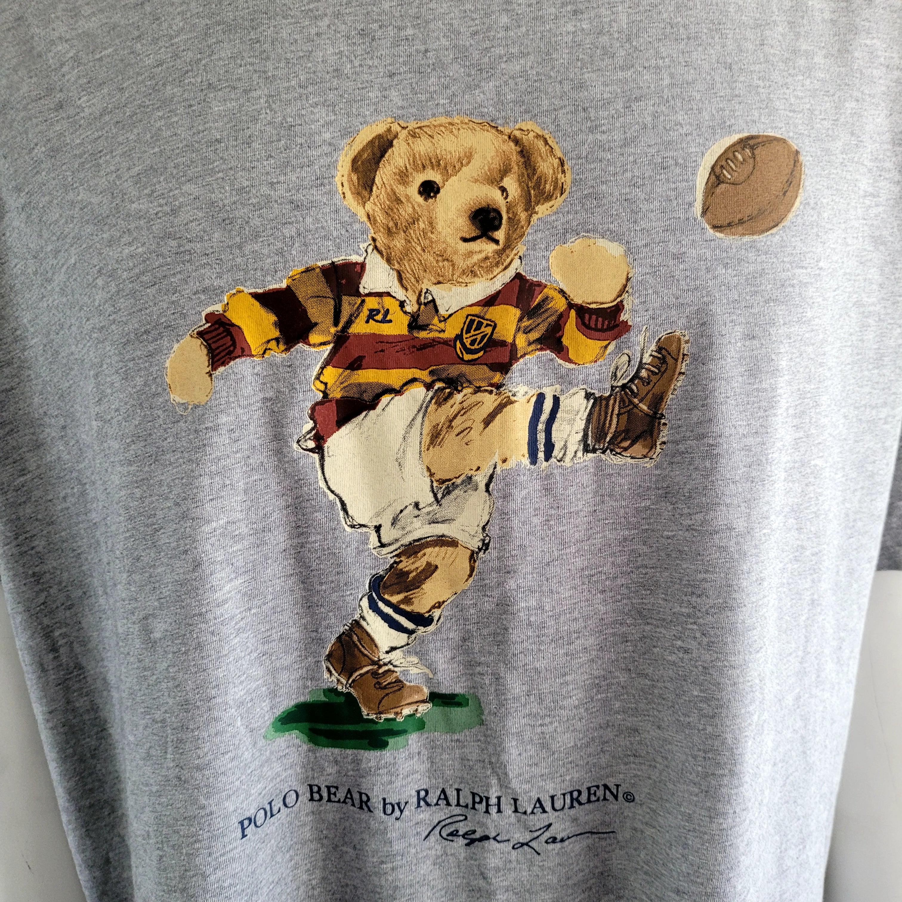 Polo Bear by Ralph Lauren Rugby Graphic Tee – Size 2XB - USASTARFASHION