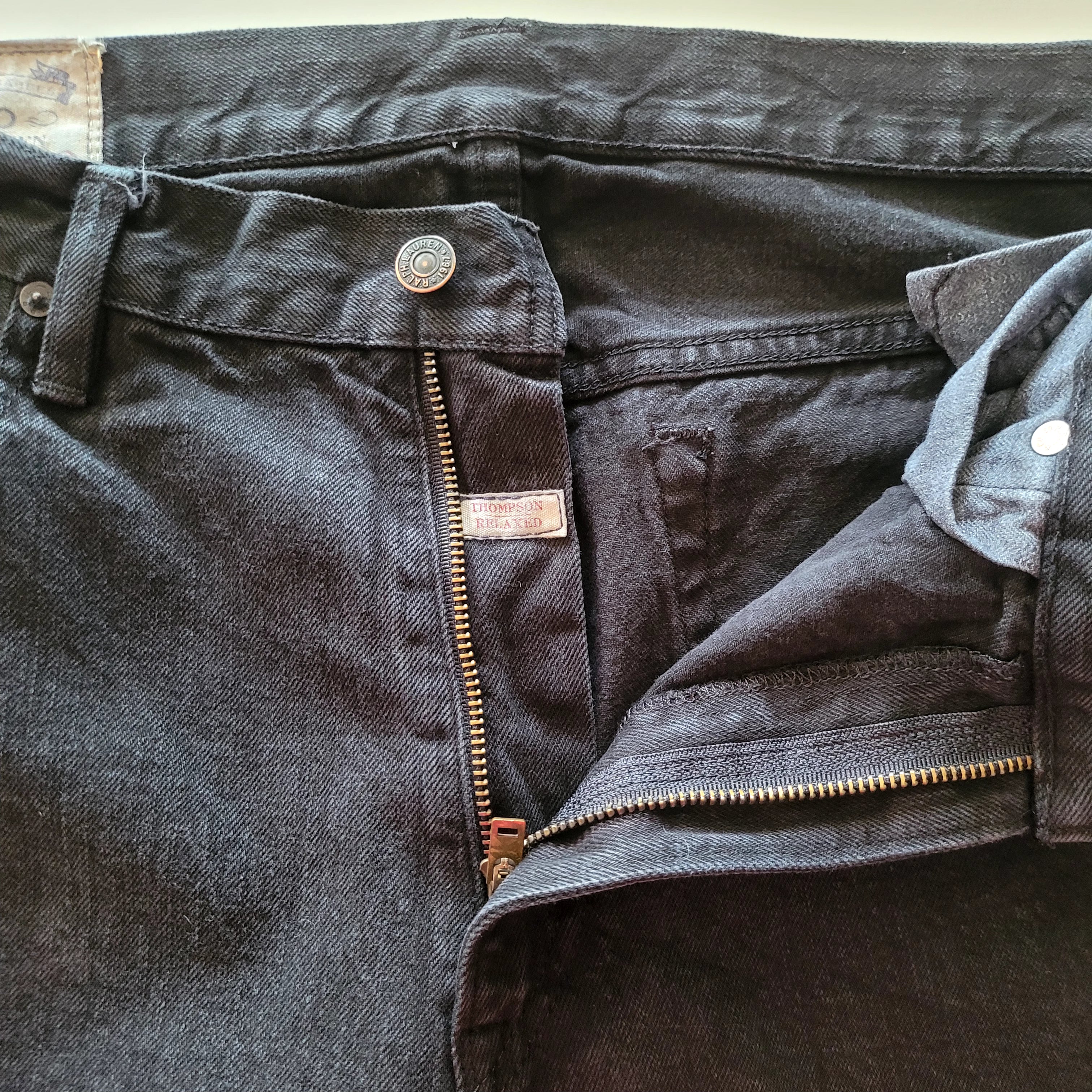 Polo Ralph Lauren Dungarees – Black Wash, Size 34x30 - USASTARFASHION
