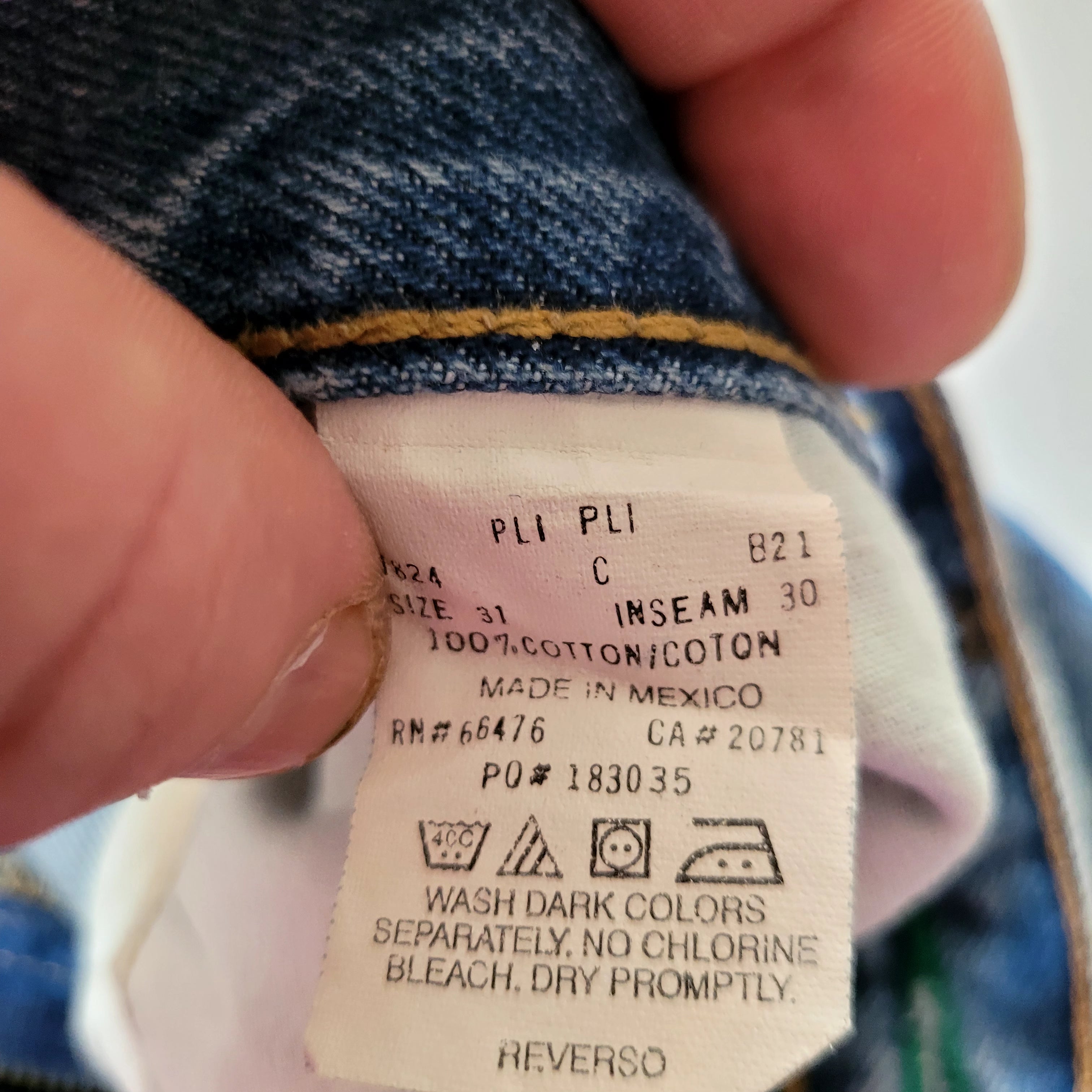 Tommy Hilfiger Men's Blue Denim Jeans – Size 31x30 - USASTARFASHION