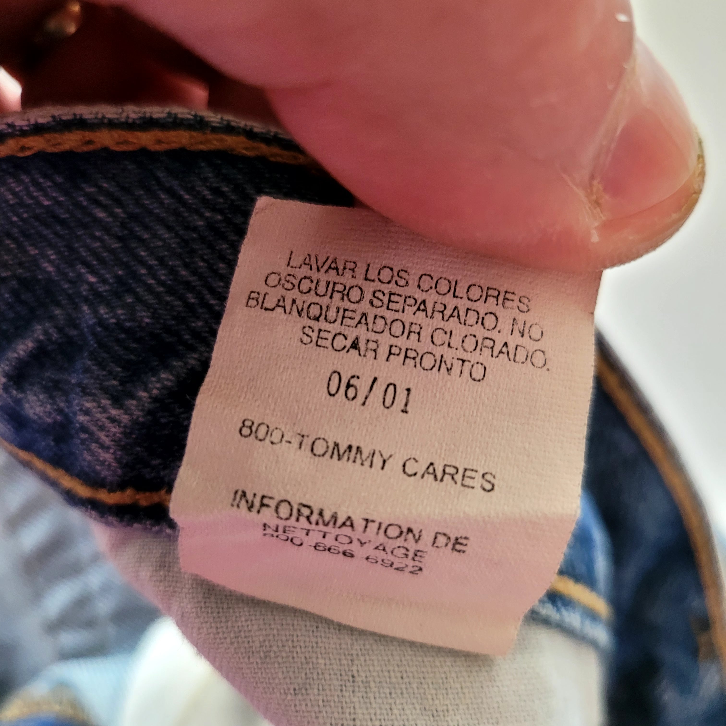Tommy Hilfiger Men's Blue Denim Jeans – Size 31x30 - USASTARFASHION