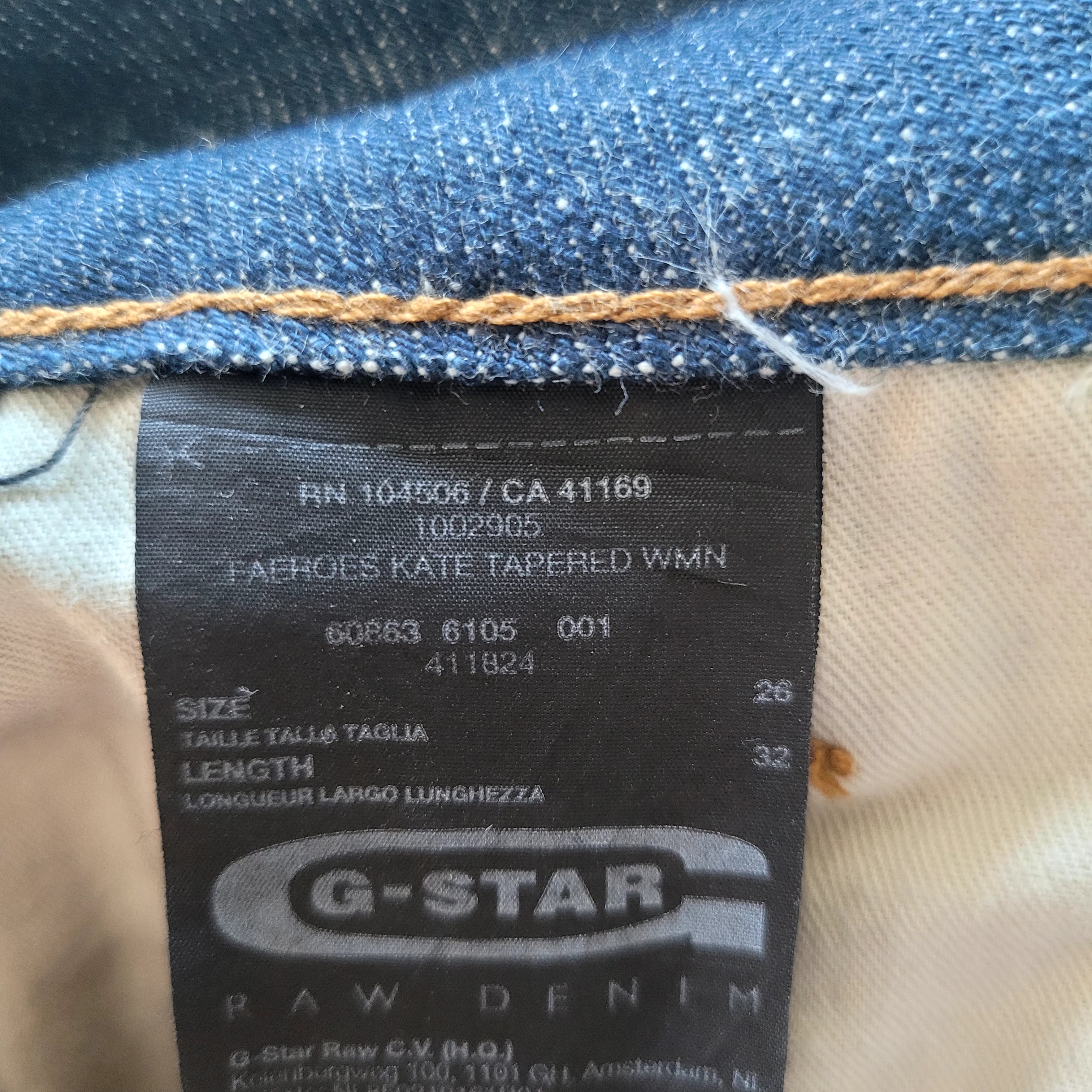 G-Star RAW Kate Tapered WMN Jeans W26 L32 - USASTARFASHION
