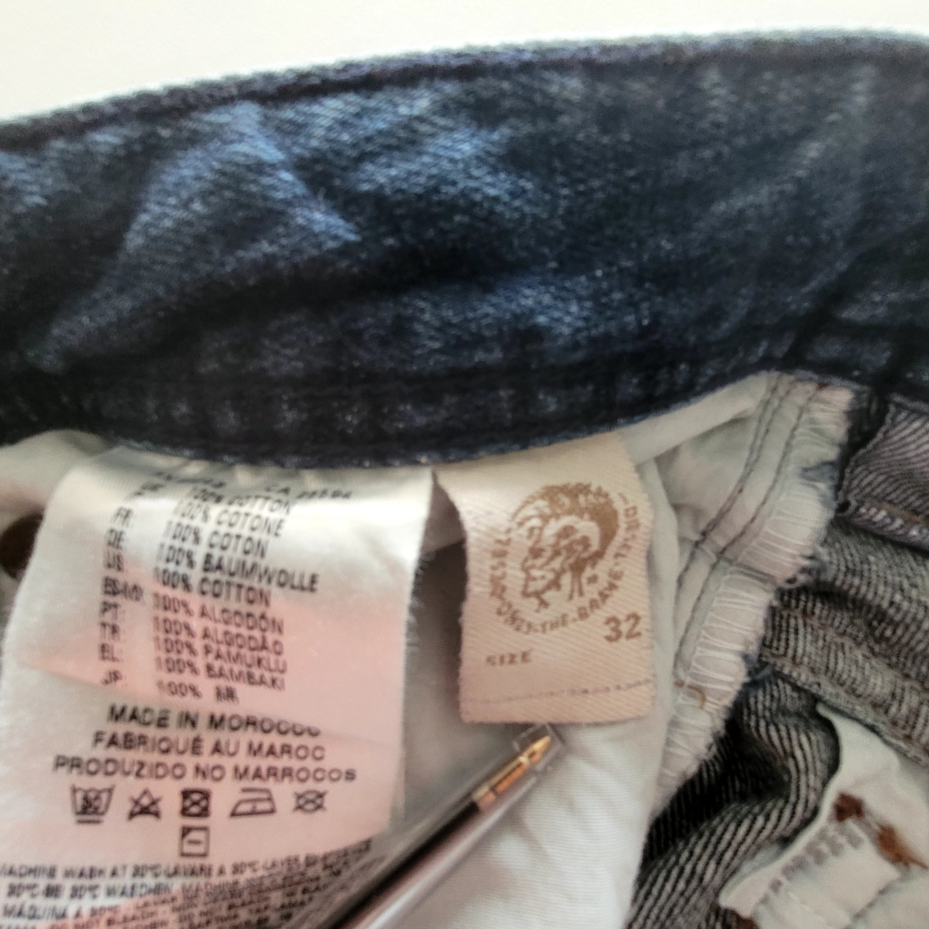 Diesel Safado ORBE4 W32 L30 Regular Slim-Straight Jeans - USASTARFASHION