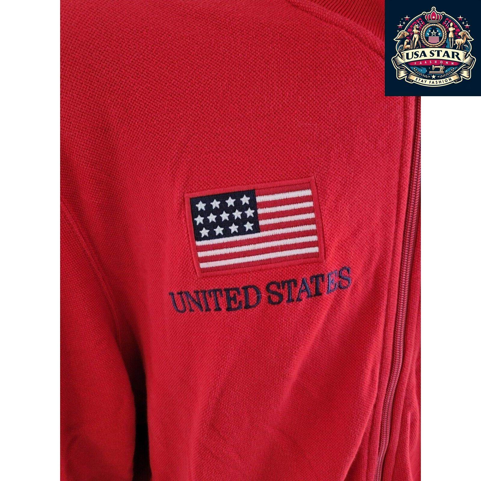 Polo Ralph Lauren Track Top XL - Vintage Style, Comfortable Fit, United States Sports Motif - USASTARFASHION