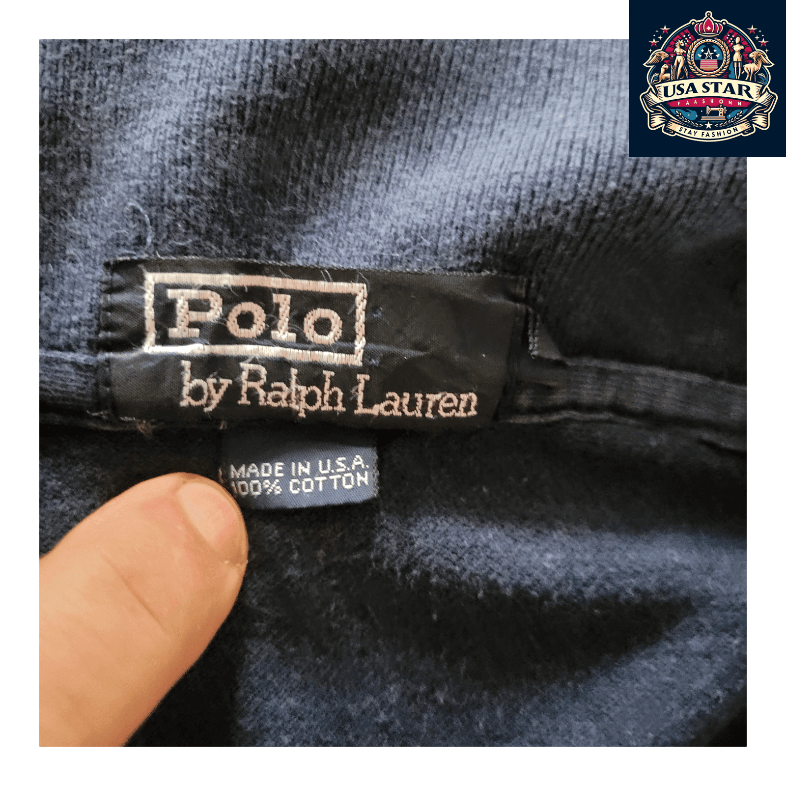 Polo Ralph Lauren Men's Polo Shirt XL Navy Blue - 100% Cotton, Made in USA, Classic Comfort - USASTARFASHION