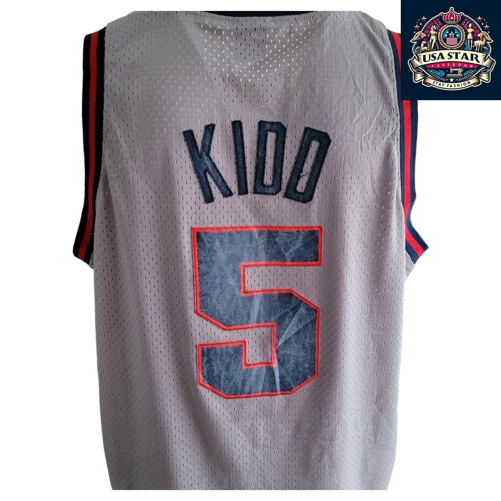 Official Nike Vintage Basketball Jersey 5 Jason Kidd New Jersey Nets Swingman XL - Retro Style - USASTARFASHION