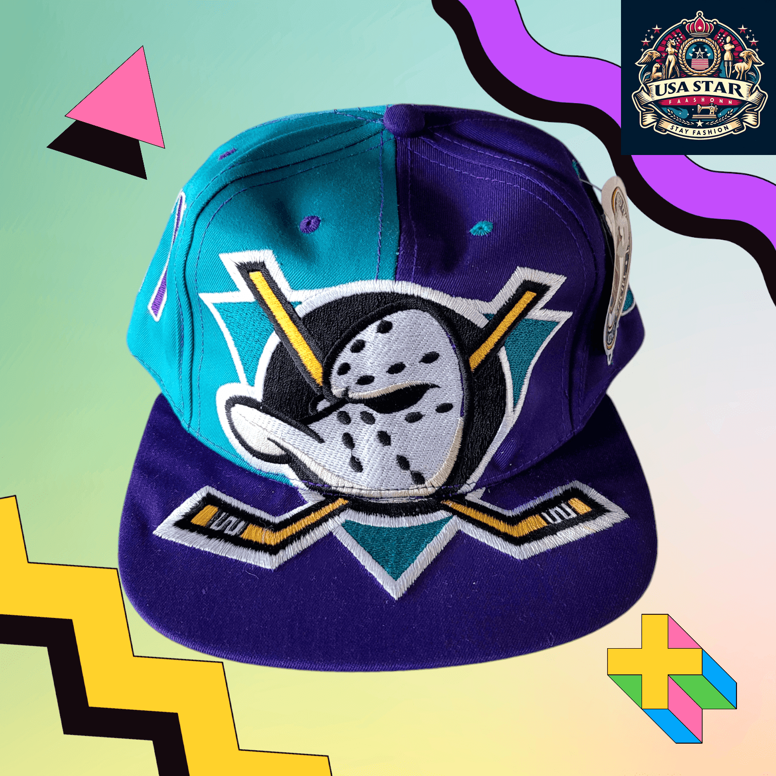 Anaheim Ducks Baseball Cap – NHL Adjustable Hat with Embroidered Logo in Team Colors - USASTARFASHION