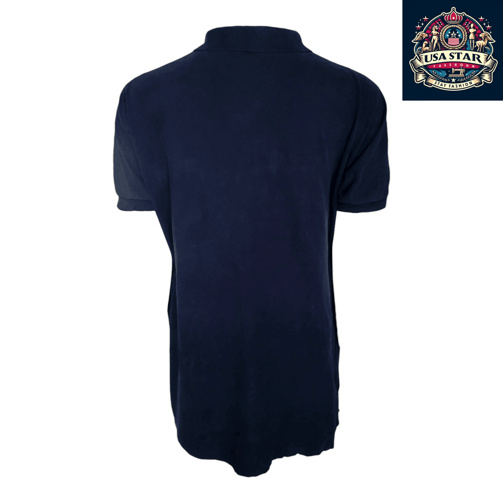 Polo Ralph Lauren Men's Polo Shirt XL Navy Blue - 100% Cotton, Made in USA, Classic Comfort - USASTARFASHION