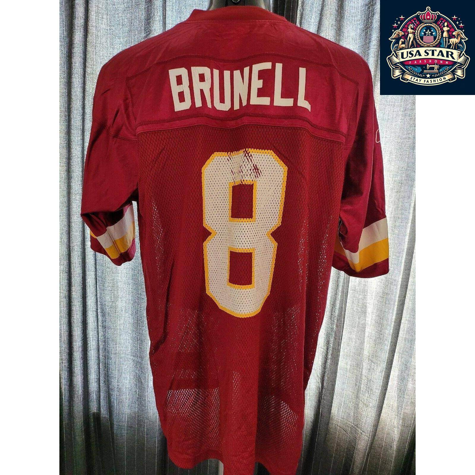 Washington Commanders Jersey Brunell #8 by Reebok, Size L, Vintage Style, Grade A Condition - USASTARFASHION