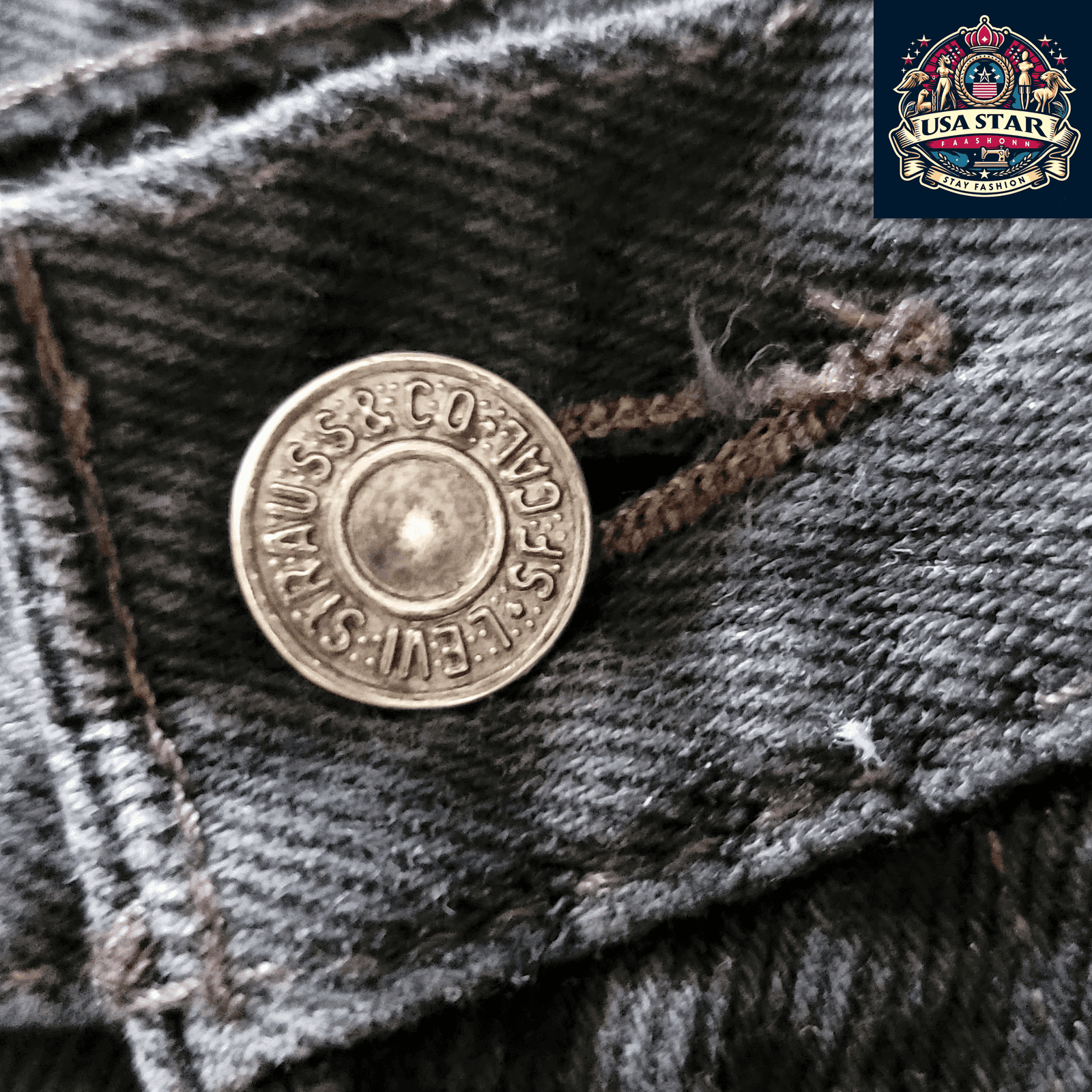 Levi 505 Denim Shorts W34 L32, Grade B, Durable Black Denim Workwear for Comfort and Style - USASTARFASHION