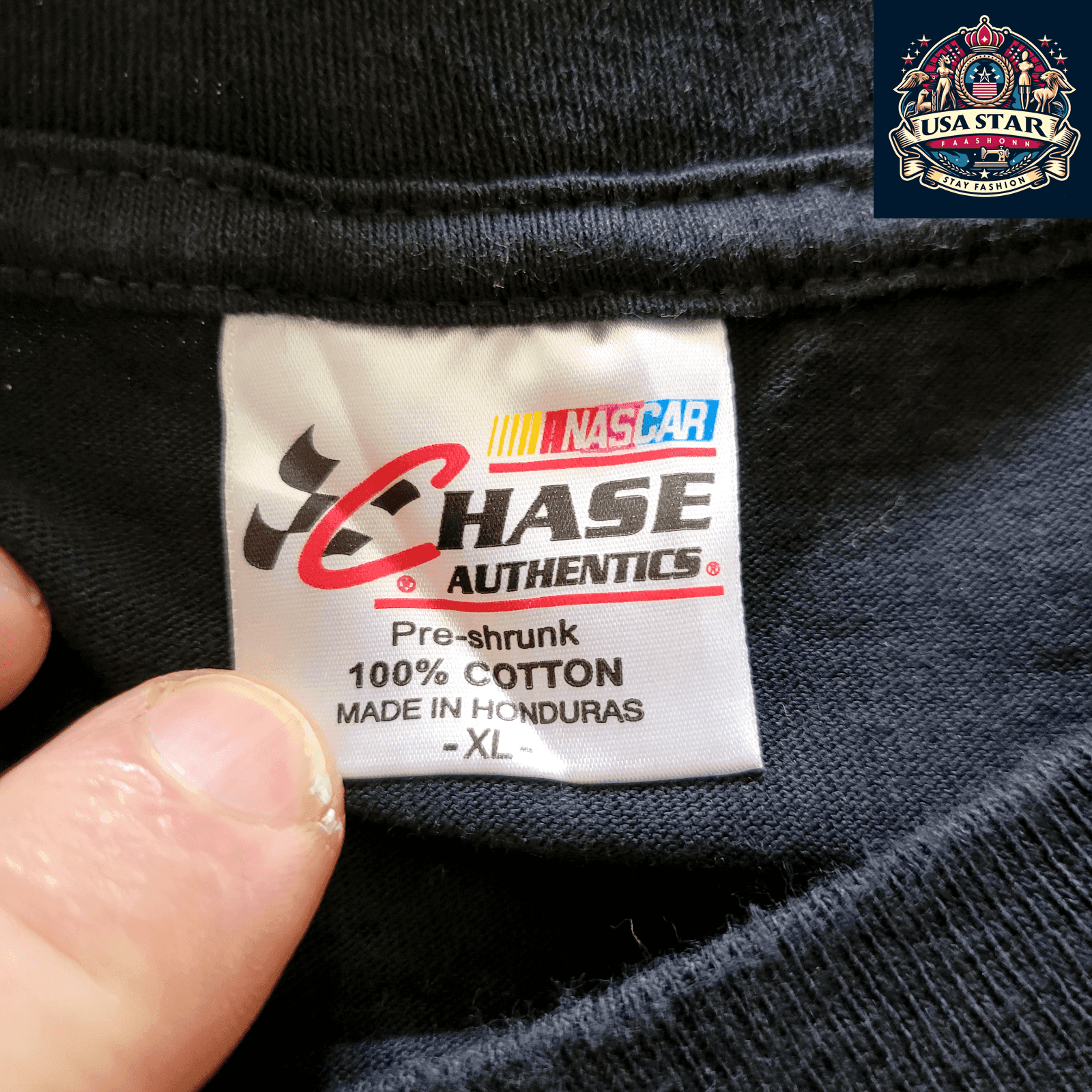 Jeff Gordon NASCAR T-Shirt XL - Chase Authentics 24 Chevy Impala Lead By Example Design - USASTARFASHION