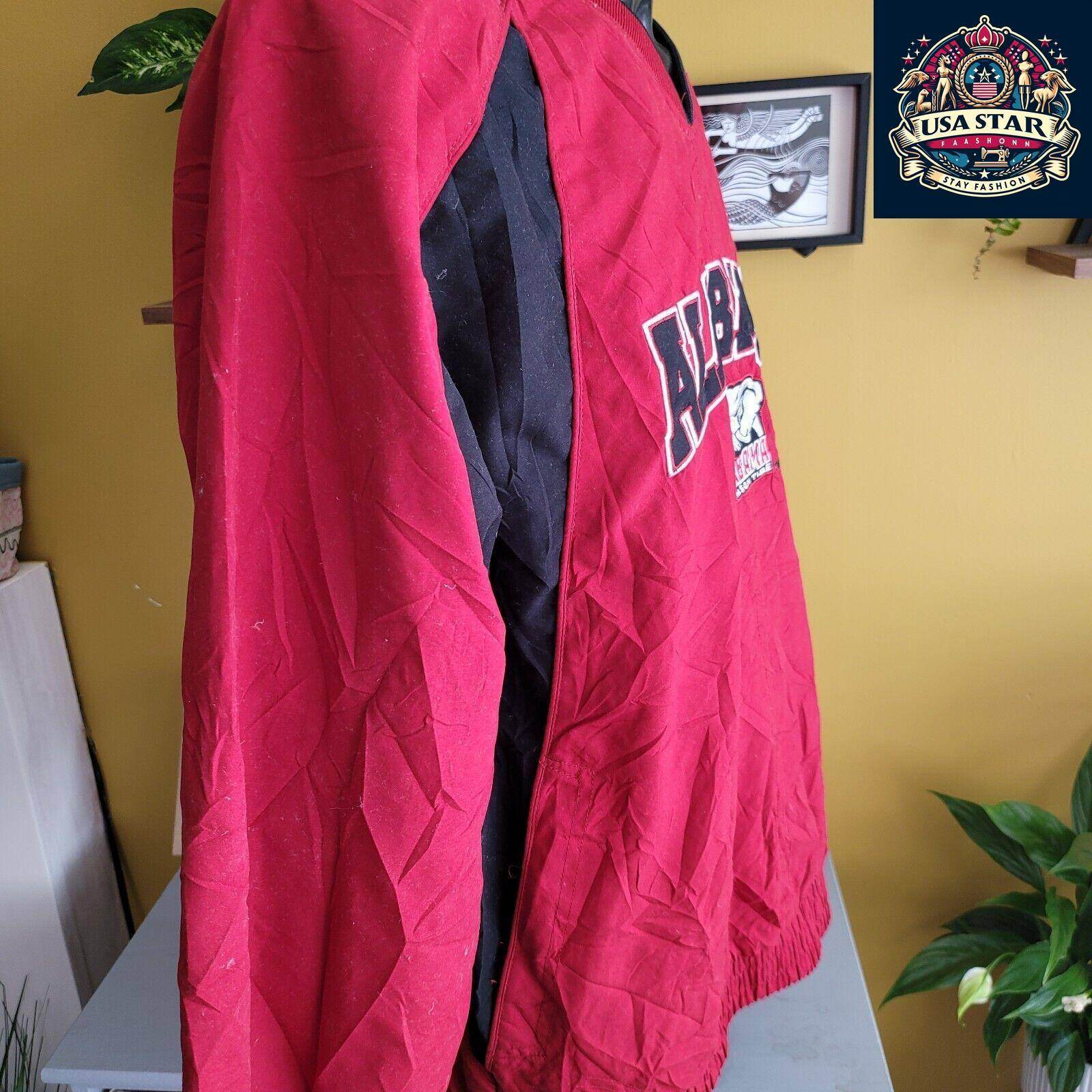 Authentic Starter Alabama Crimson Tide Jacket, Medium Size, Lightweight, Grade A Quality, Stylish Design - USASTARFASHION