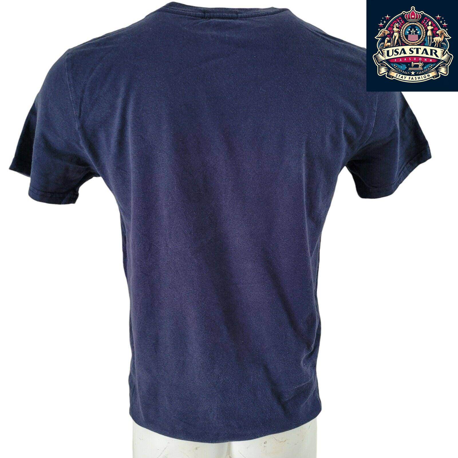 Polo Ralph Lauren T-Shirt Youth XL (18-20) Adult S - Classic Navy Round Neck for Stylish Comfort - USASTARFASHION