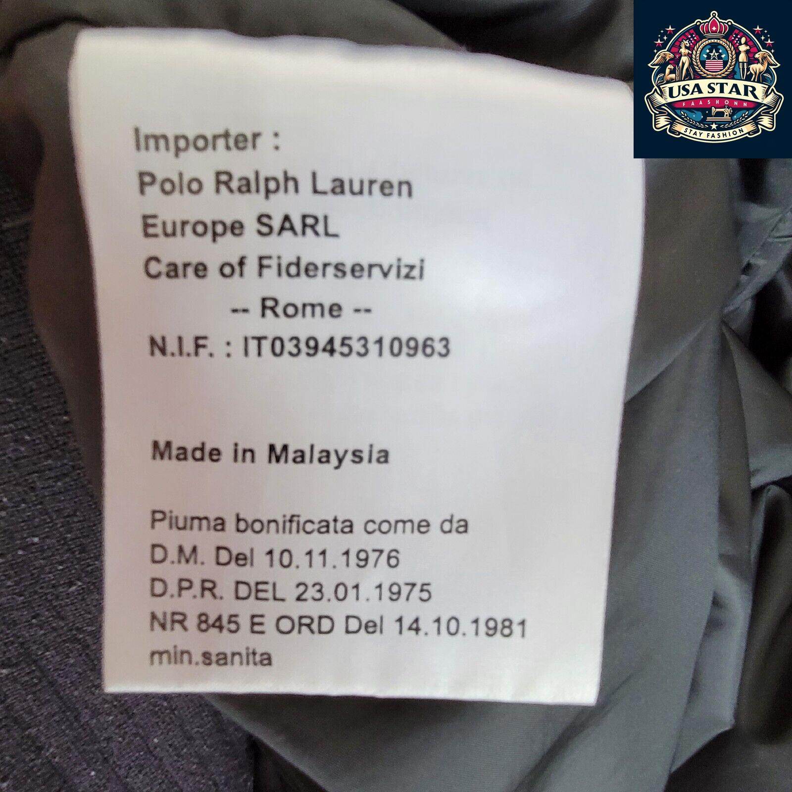 Ralph Lauren Military Surplus Jacket L, 80% Duck Down, Detachable Hood, Stylish & Functional - USASTARFASHION