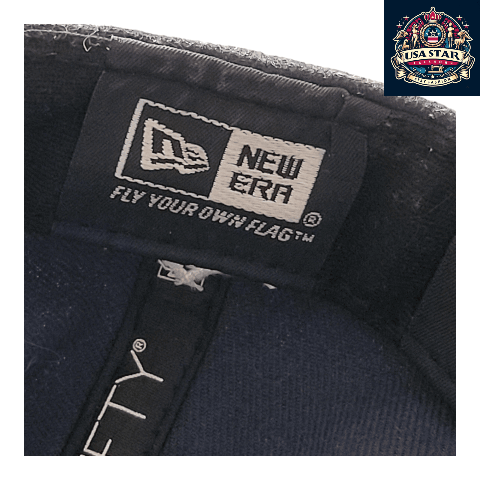 New England Patriots Cap - New Era 59Fifty Fitted Hat Size 7 1/4 in Durable Navy Blue - USASTARFASHION