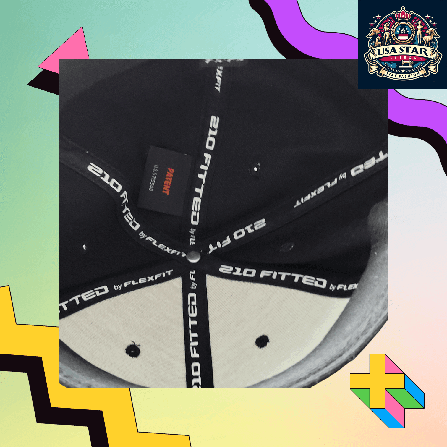 Monster Energy Flexfit Hat 210 Fitted - Comfortable Breathable Fabric, Size 7 1/4-7 5/8 - USASTARFASHION