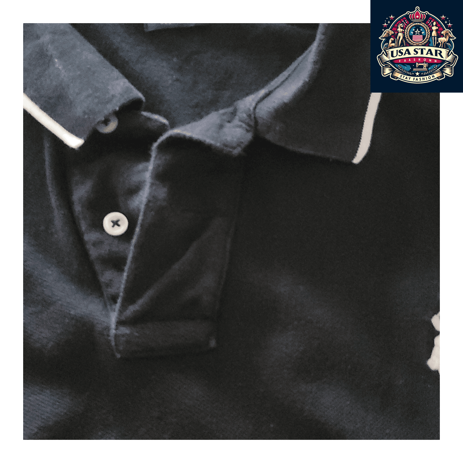Polo Ralph Lauren Men's Polo Shirt XXL - Custom Fit Black With Embroidered Logos - USASTARFASHION