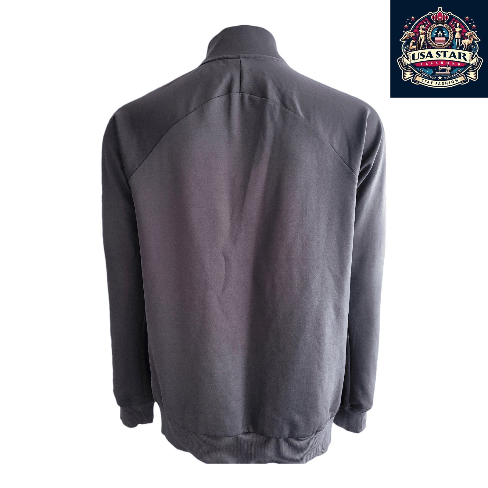 Fanatics Everton FC Track Jacket Men's 2XL - Stylish Grey With Teal Accents, Full Zip & Pockets - USASTARFASHION