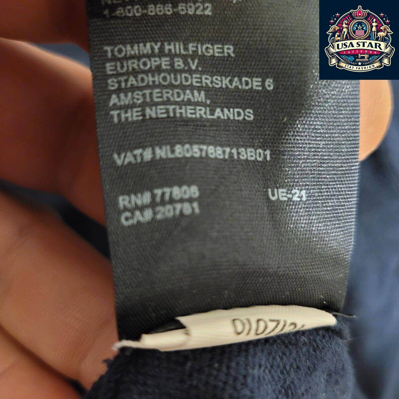 Tommy Hilfiger Jumper - Large Pima Cotton, Classic Design, Soft Comfortable Feel, Ideal For Layering - USASTARFASHION