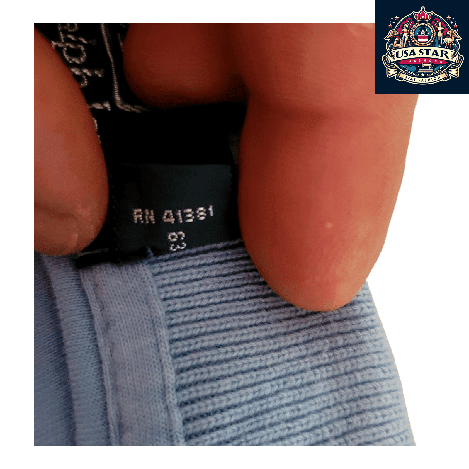 Ralph Lauren Polo Shirt Light Blue with White Stripes, Short Sleeve, Size L, 100% Cotton Classic Fit - USASTARFASHION