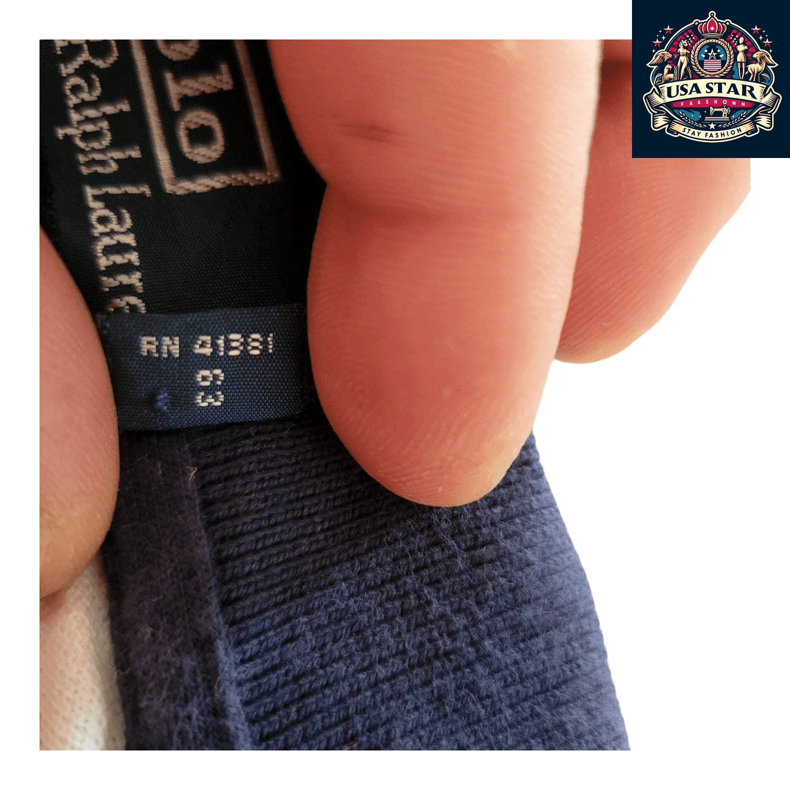 Polo Ralph Lauren Men's Polo Shirt - Large Navy/White Striped, 100% Cotton, Classic Fit - USASTARFASHION