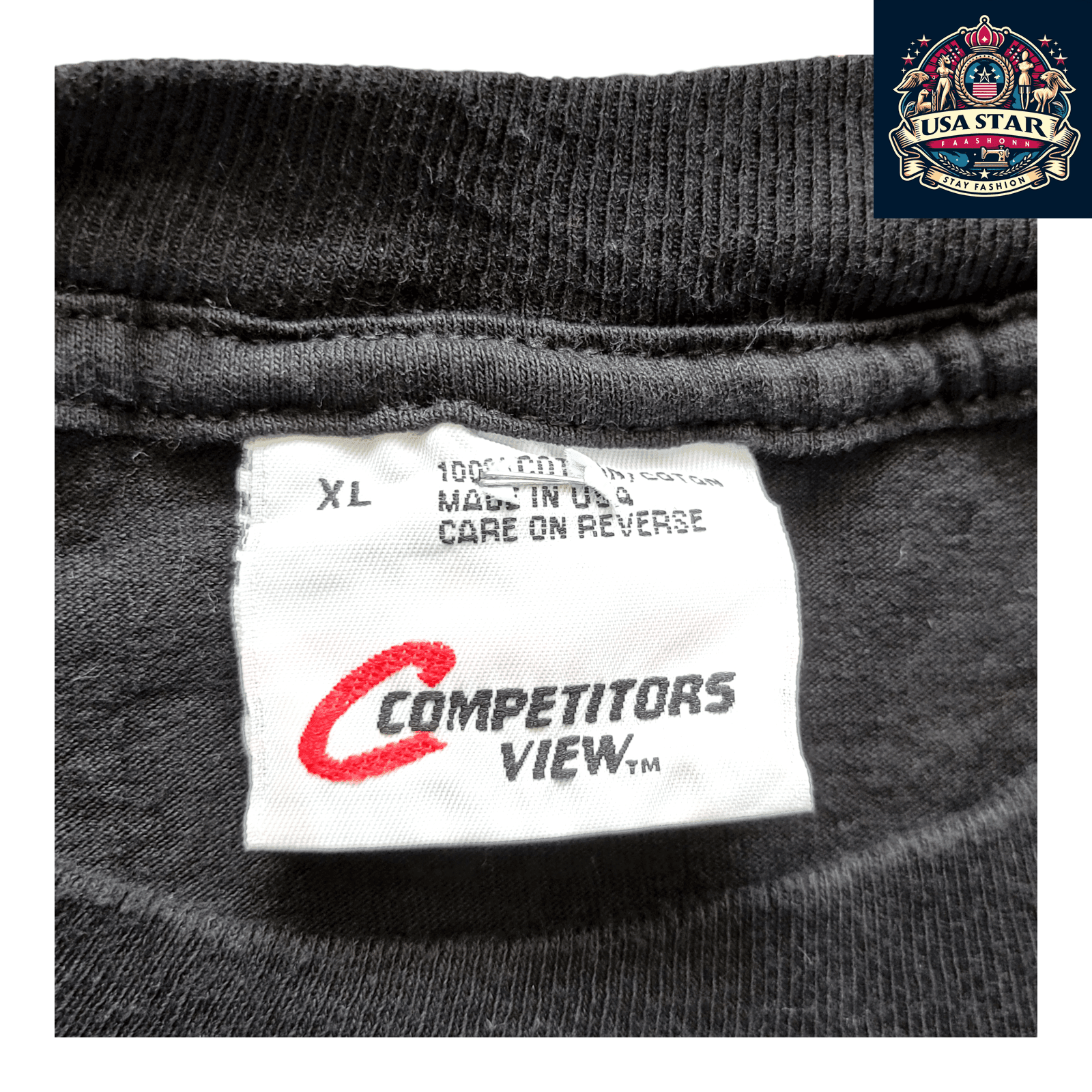 Dale Earnhardt T-Shirt - Vintage 90s Man In Black NASCAR XL Soft Cotton Retro Tee - USASTARFASHION