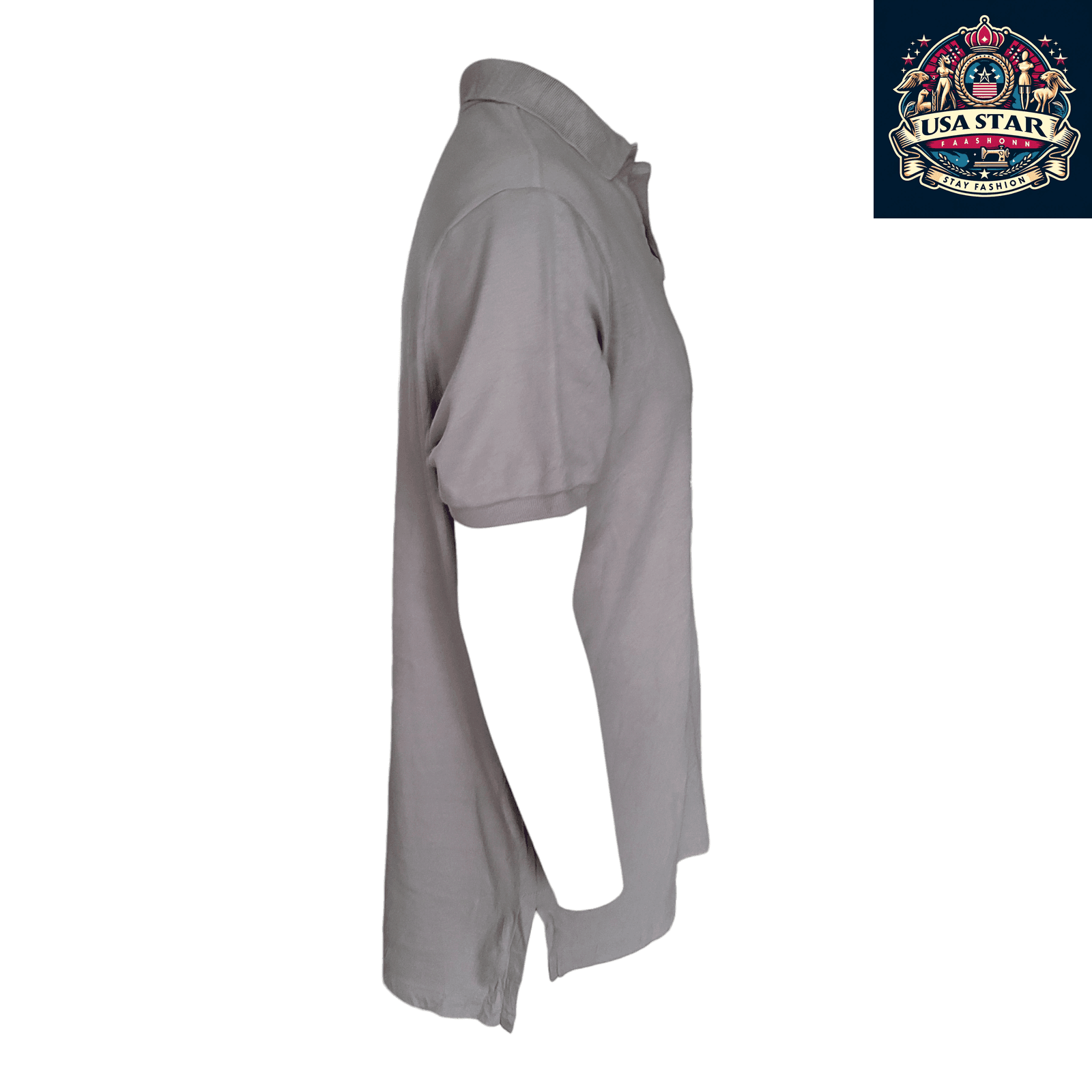 Polo Ralph Lauren Men's Polo Shirt - XLTG Custom Fit Light Gray, 100% Cotton, Breathable Style - USASTARFASHION