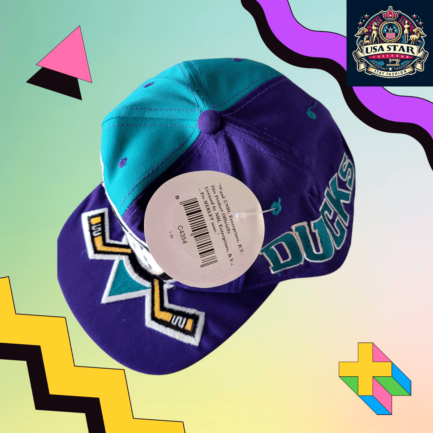 Anaheim Ducks Baseball Cap – NHL Adjustable Hat with Embroidered Logo in Team Colors - USASTARFASHION