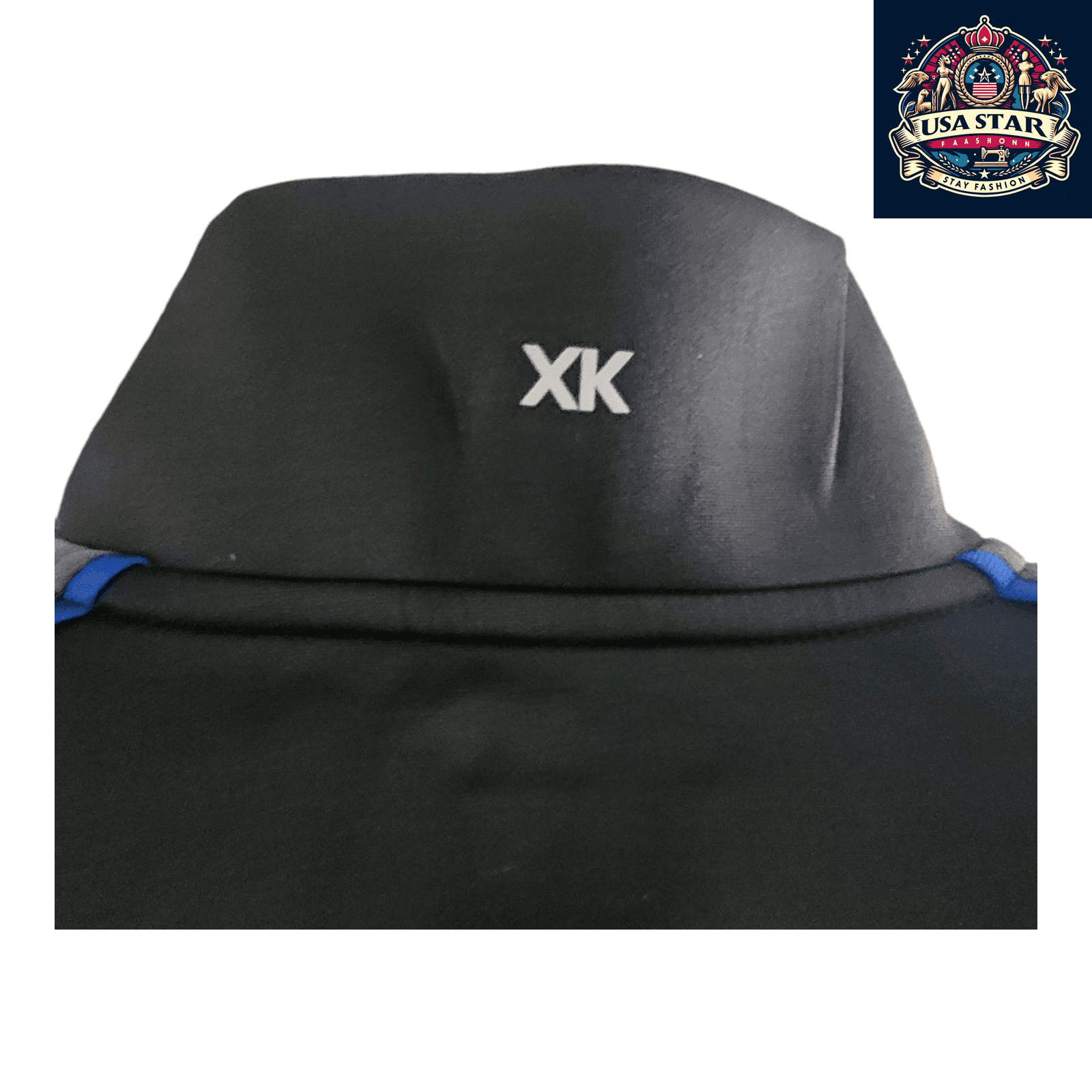 Everton FC Jacket Hummel Men's Full Zip Track Jacket XXL Black/Gray - Breathable, Zippered Pockets - USASTARFASHION